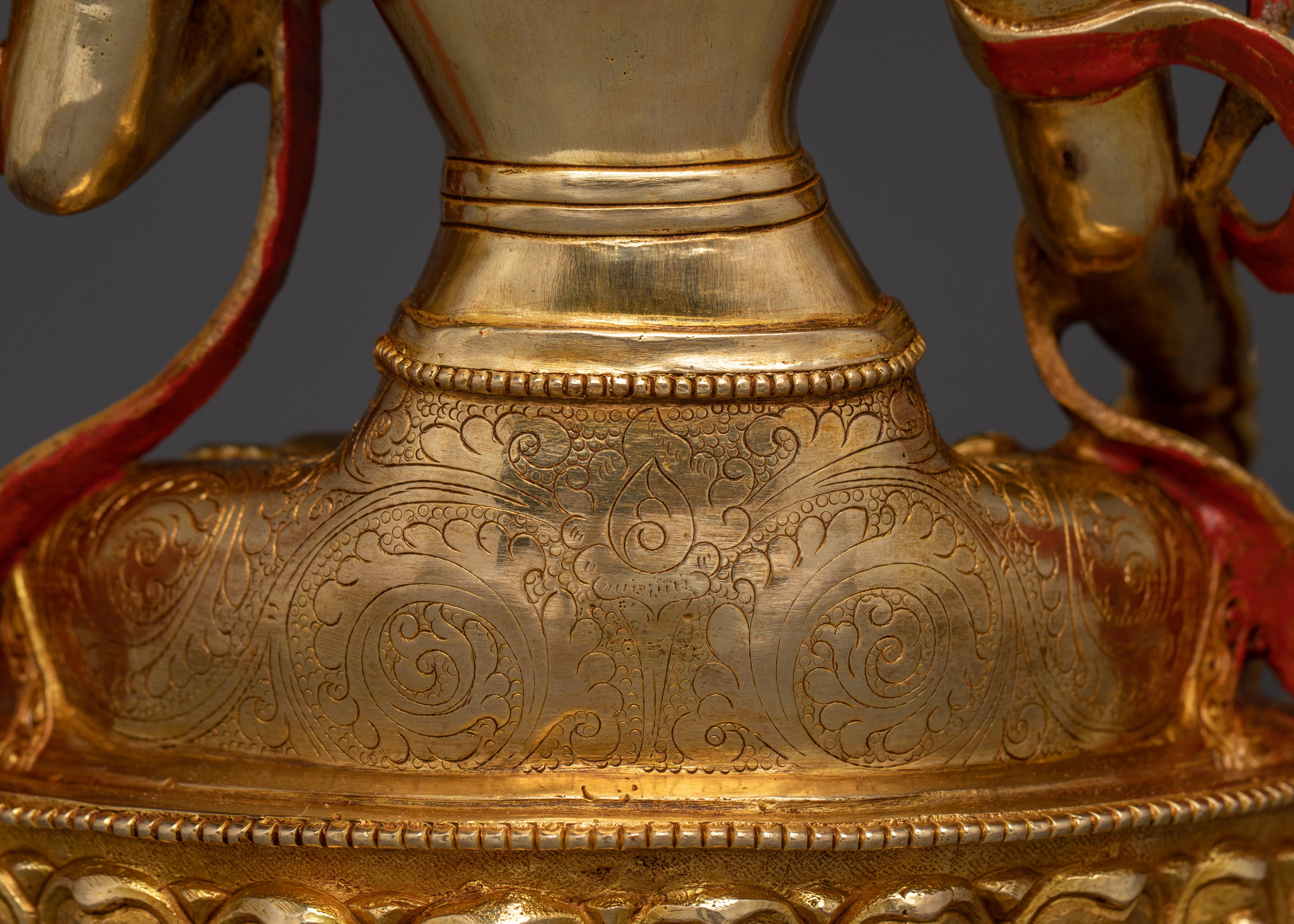 24K Gold Gilded White Tara Statue | Healing and Longevity Deity