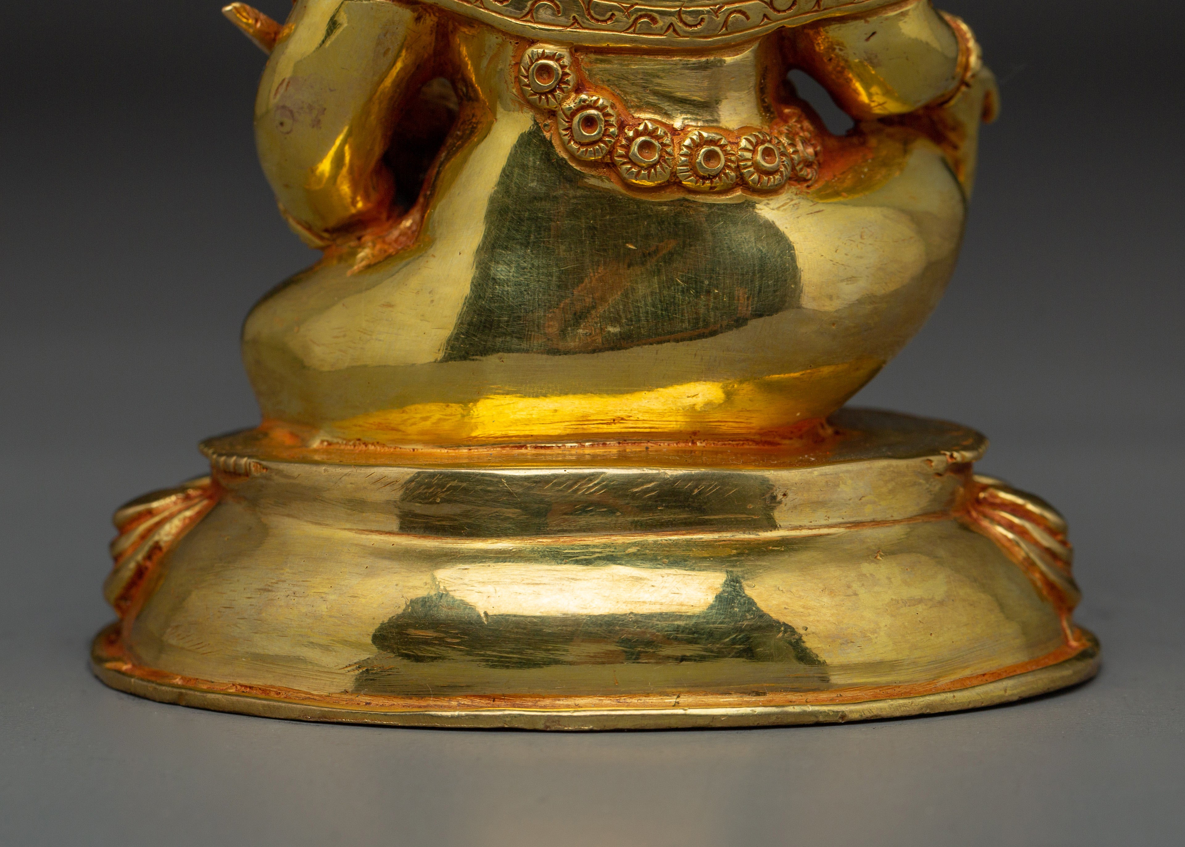 Dzambhala Wealth Deity Copper Statue | Perfect Prosperity Deity for Meditation