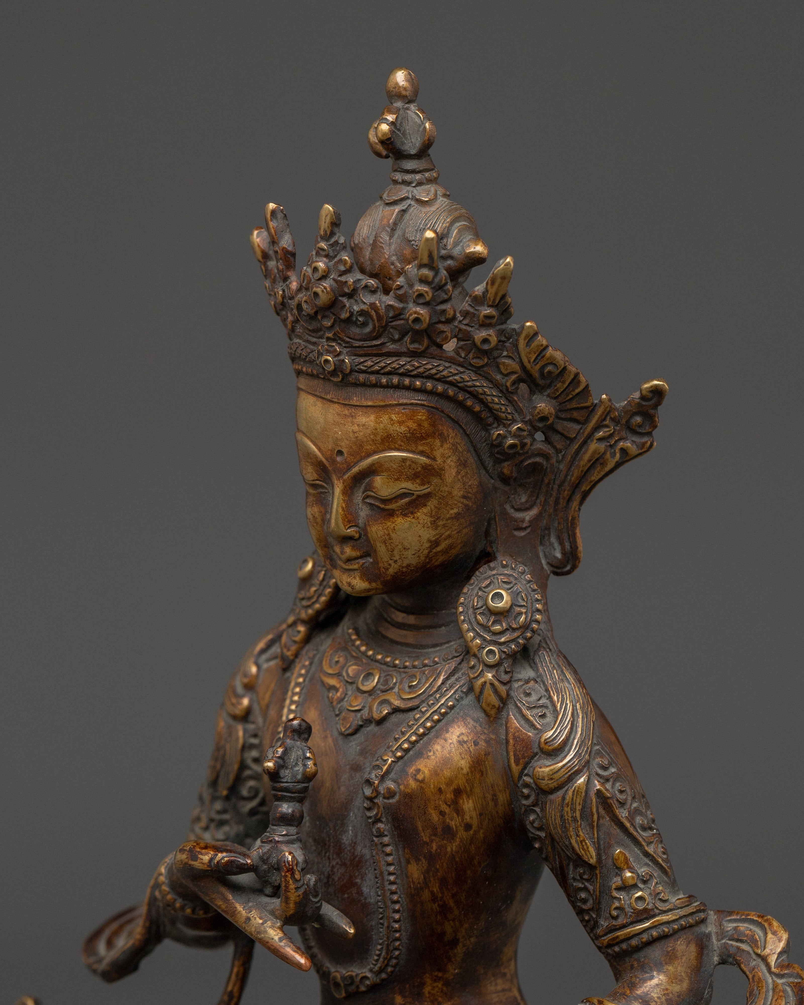 Vajrasattva for karma cleansing | Traditional Vajrayana Altar Statue