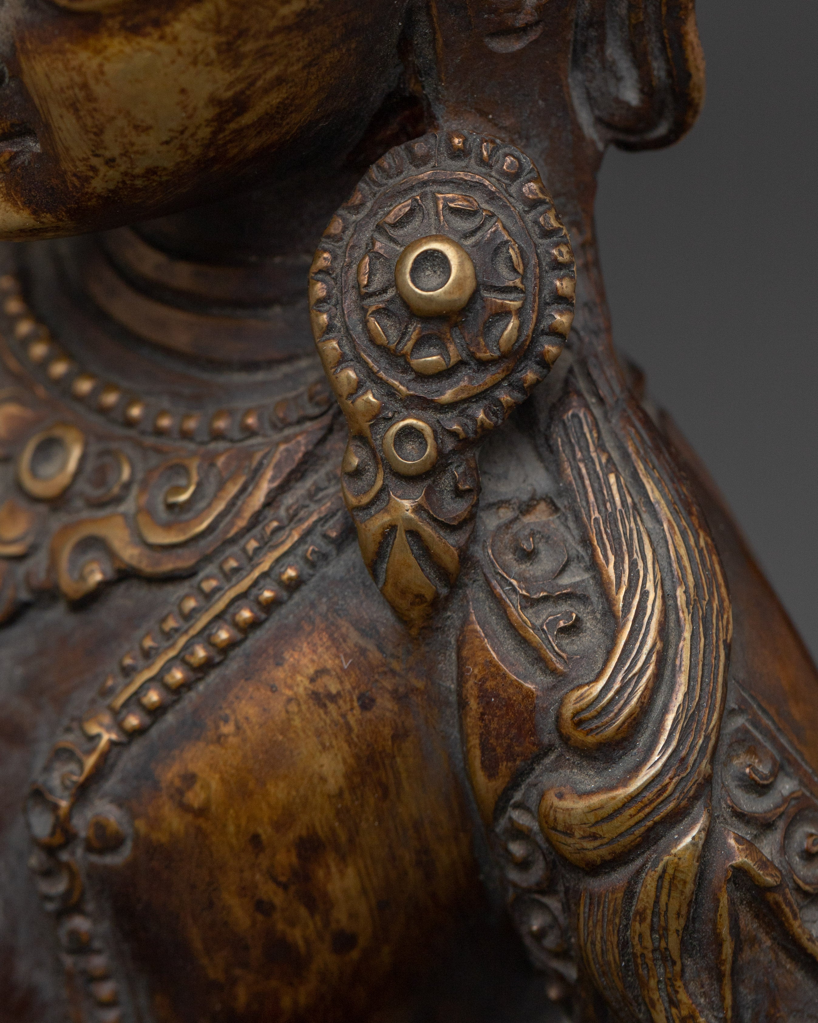 Vajrasattva for karma cleansing | Traditional Vajrayana Altar Statue