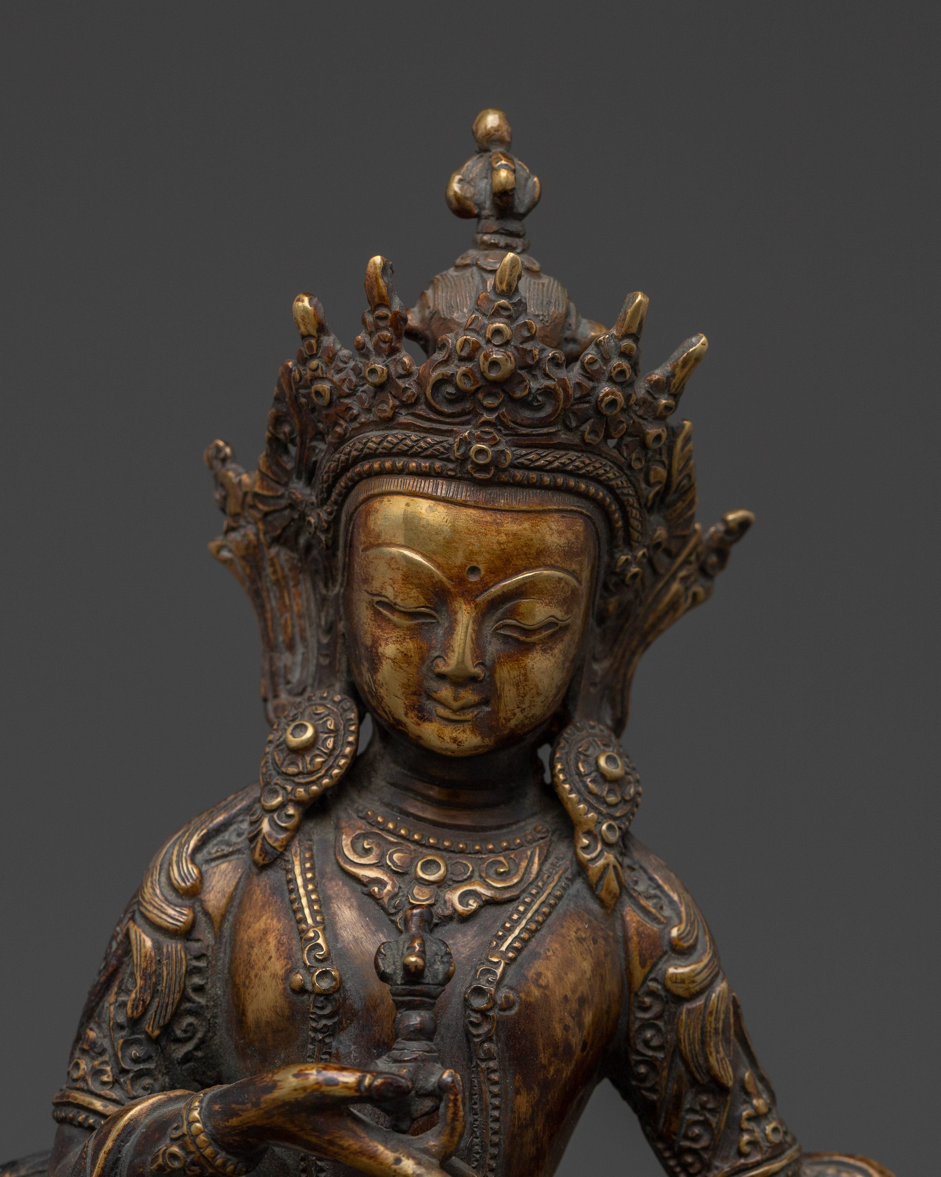 Vajrasattva for karma cleansing | Traditional Vajrayana Altar Statue