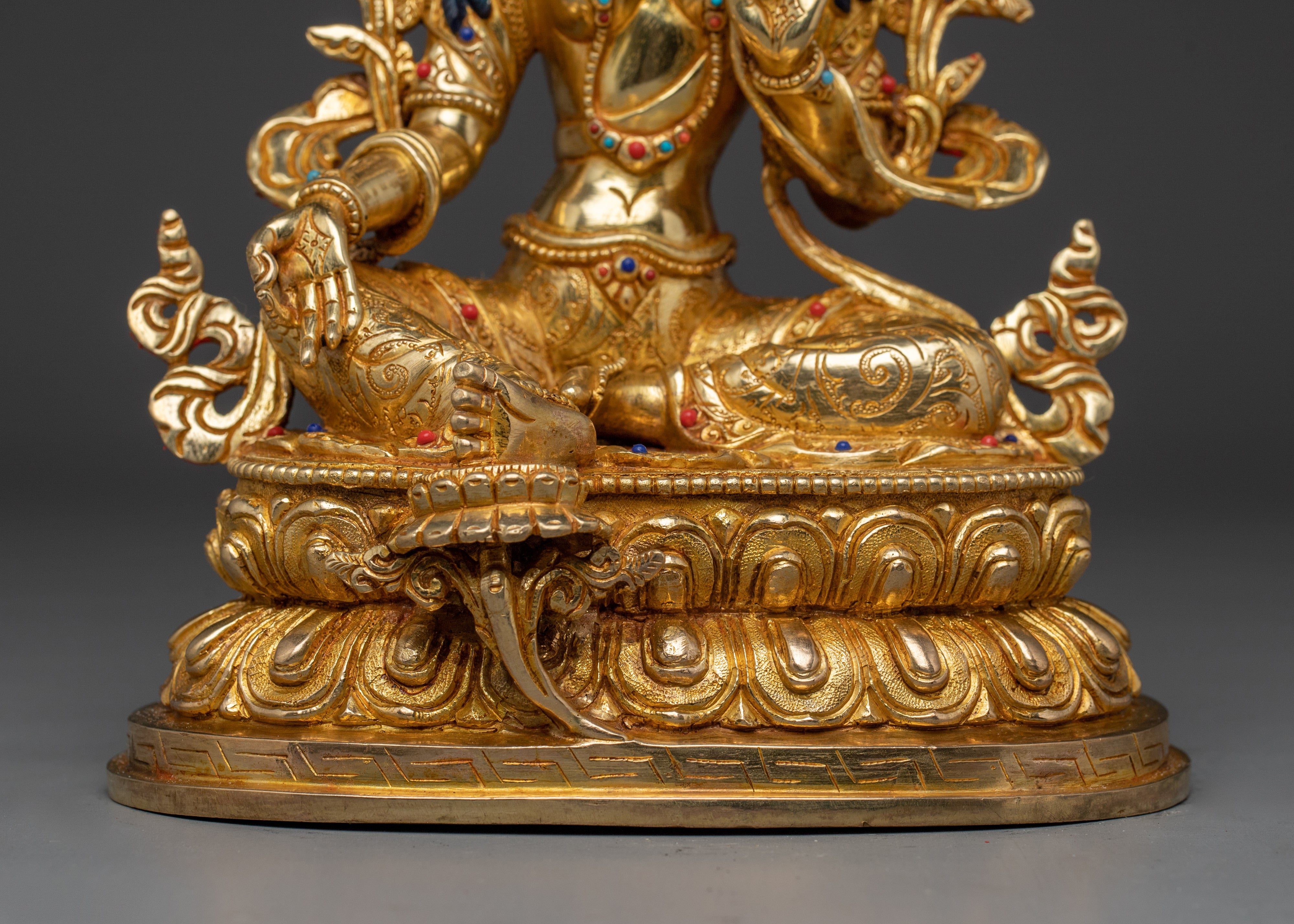 Vajrayana Green Tara Artwork | Goddess of Mercy