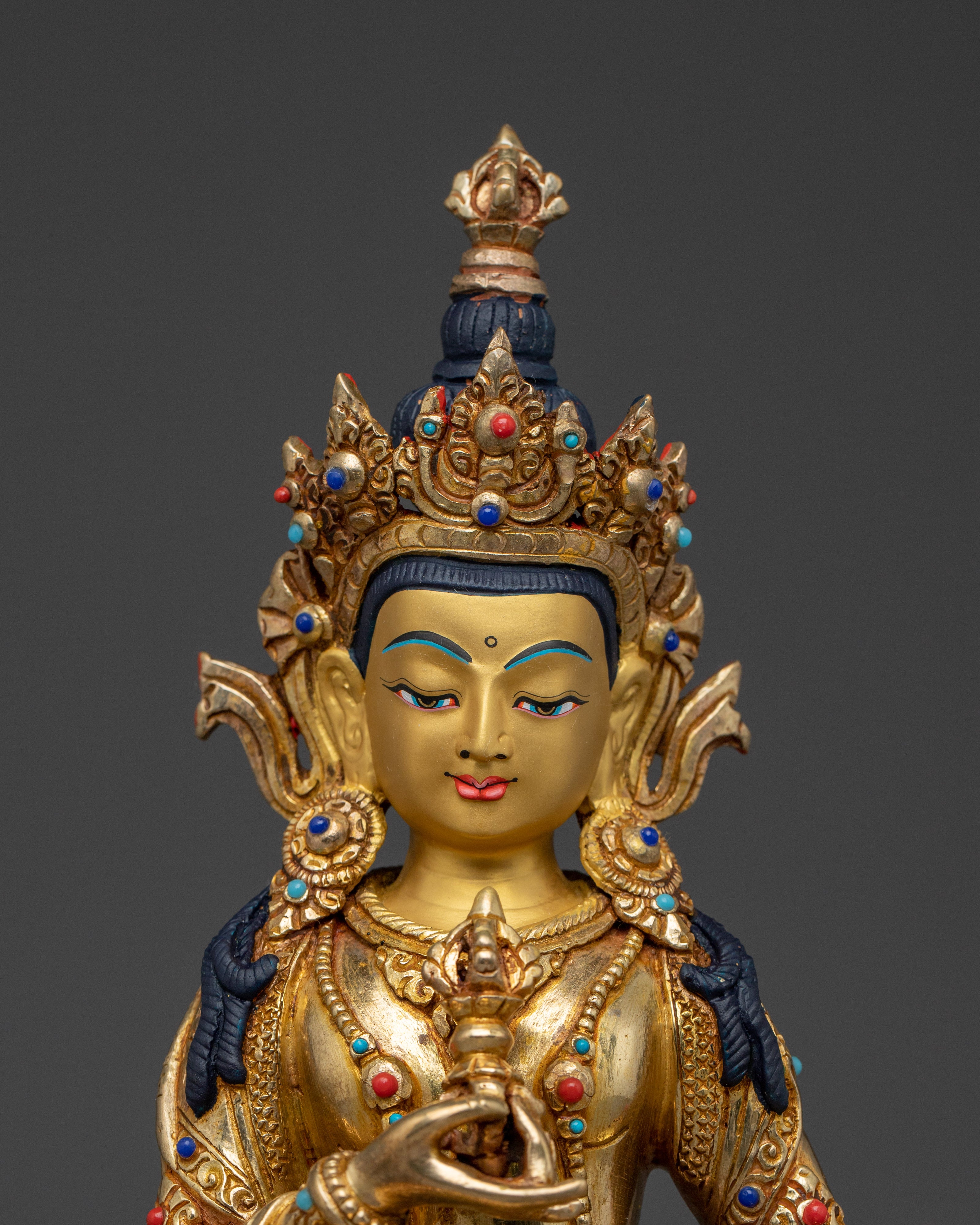 Vajrasattva Tibetan Purifier Statue | Dorje Sempa - Embodiment of Purification