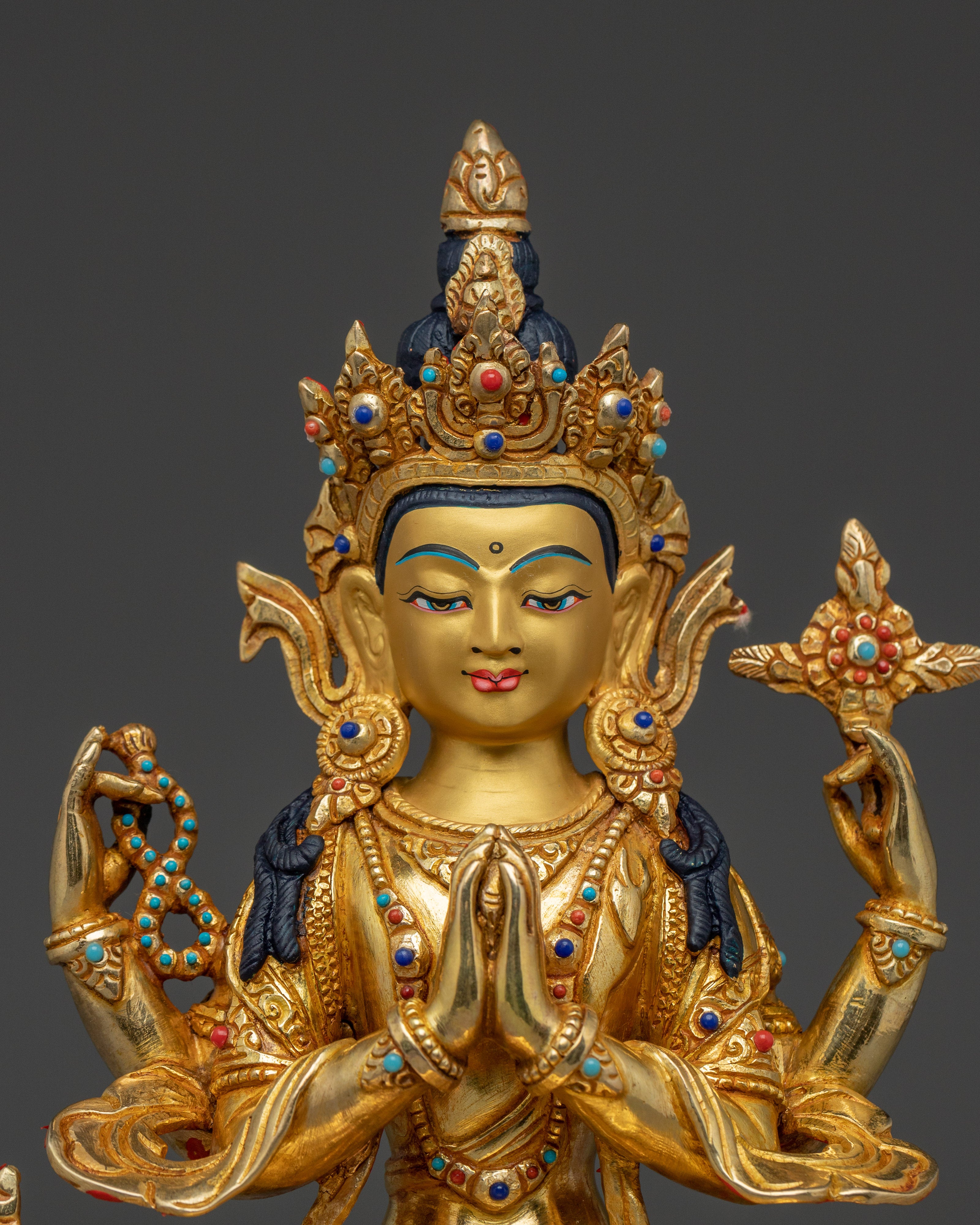 Chenrezig Spiritual Statue | Avalokiteshvara - Embodiment of Compassion