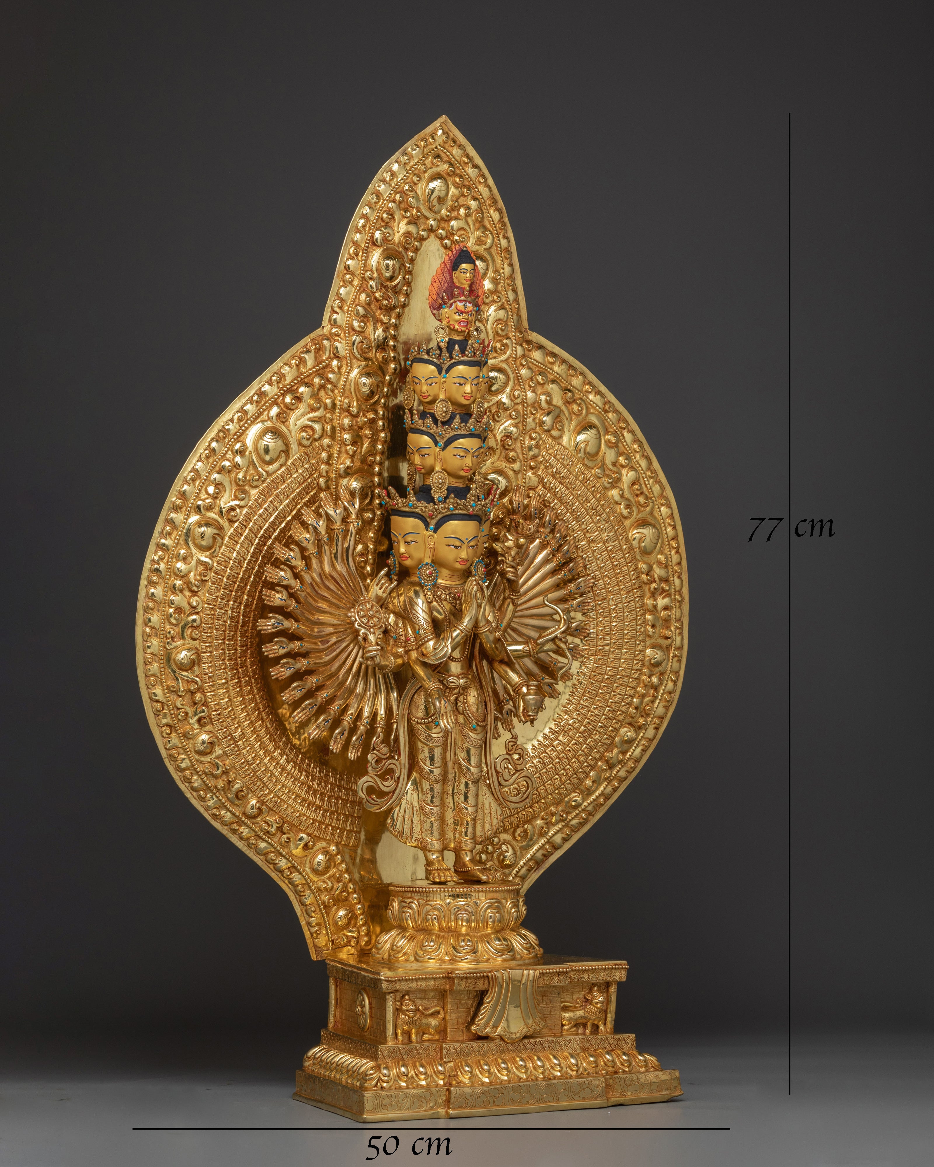 radiant-thousand-armed-chenrezig-statue