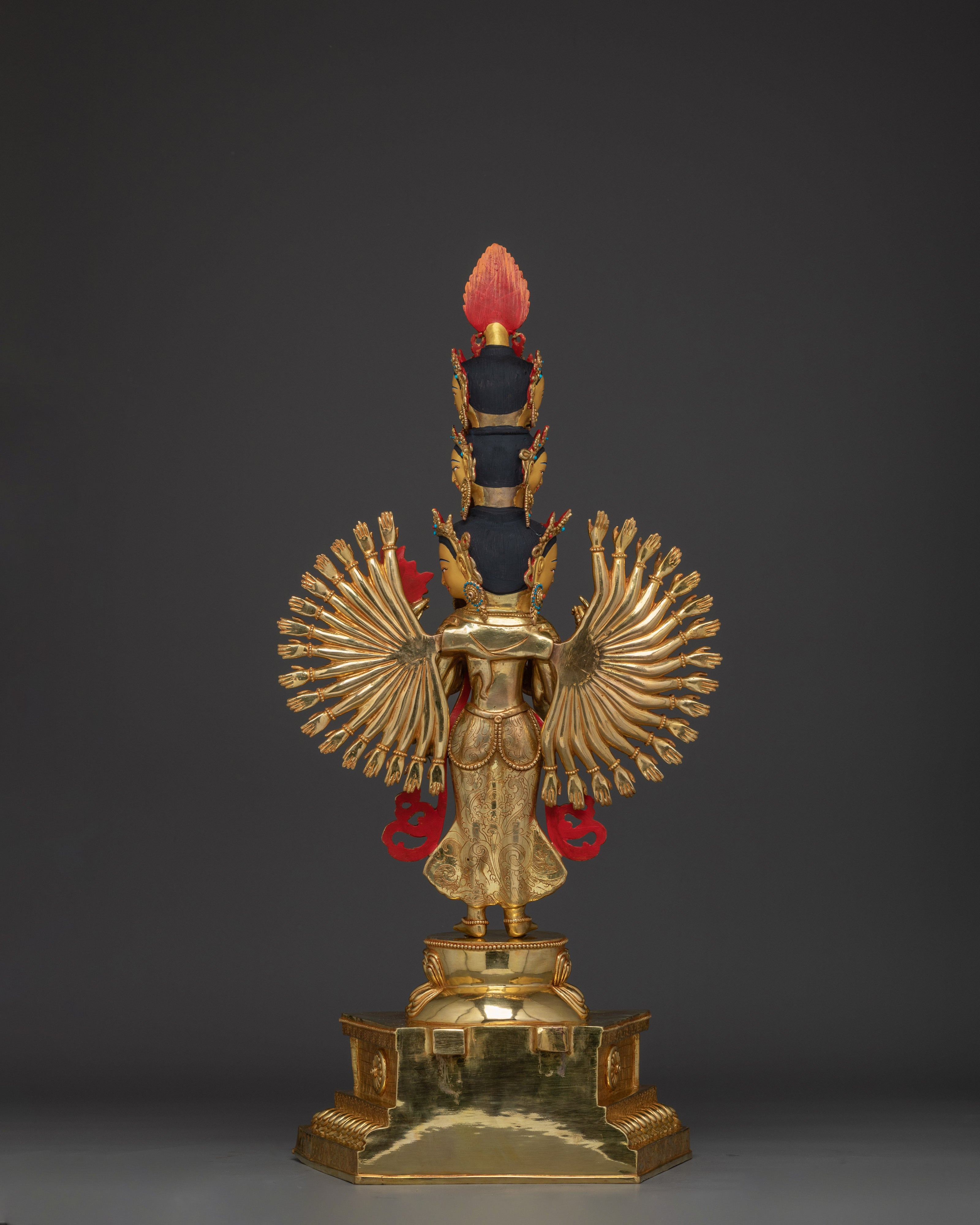 Radiant Thousand Armed Chenrezig Statue | Spiritual Decoration
