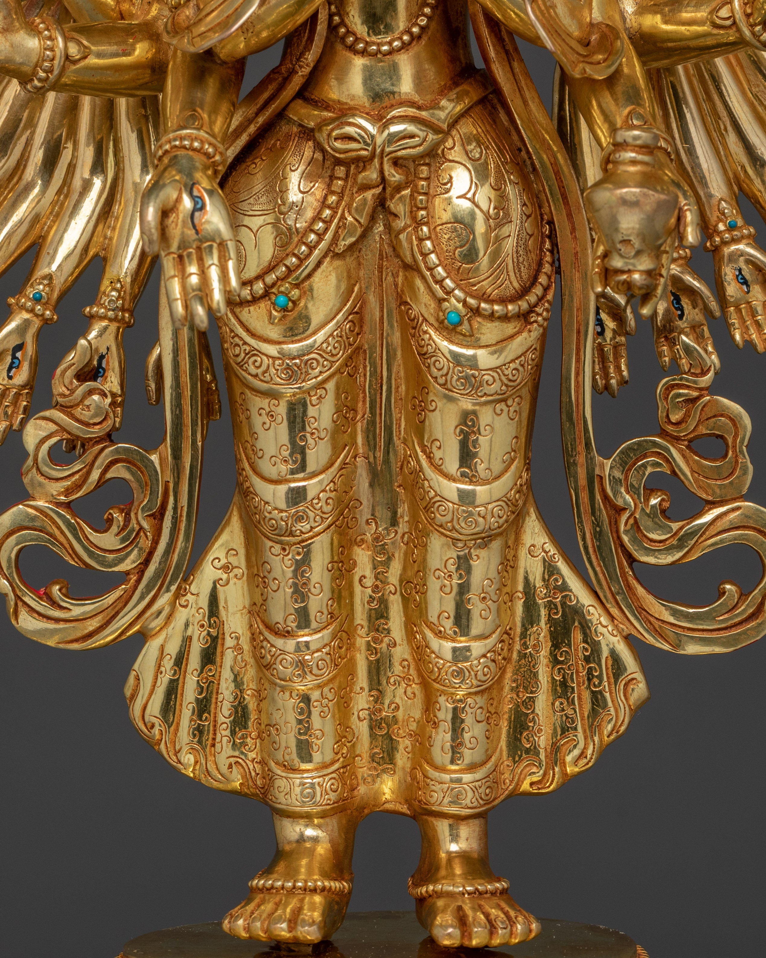 Radiant Thousand Armed Chenrezig Statue | Spiritual Decoration