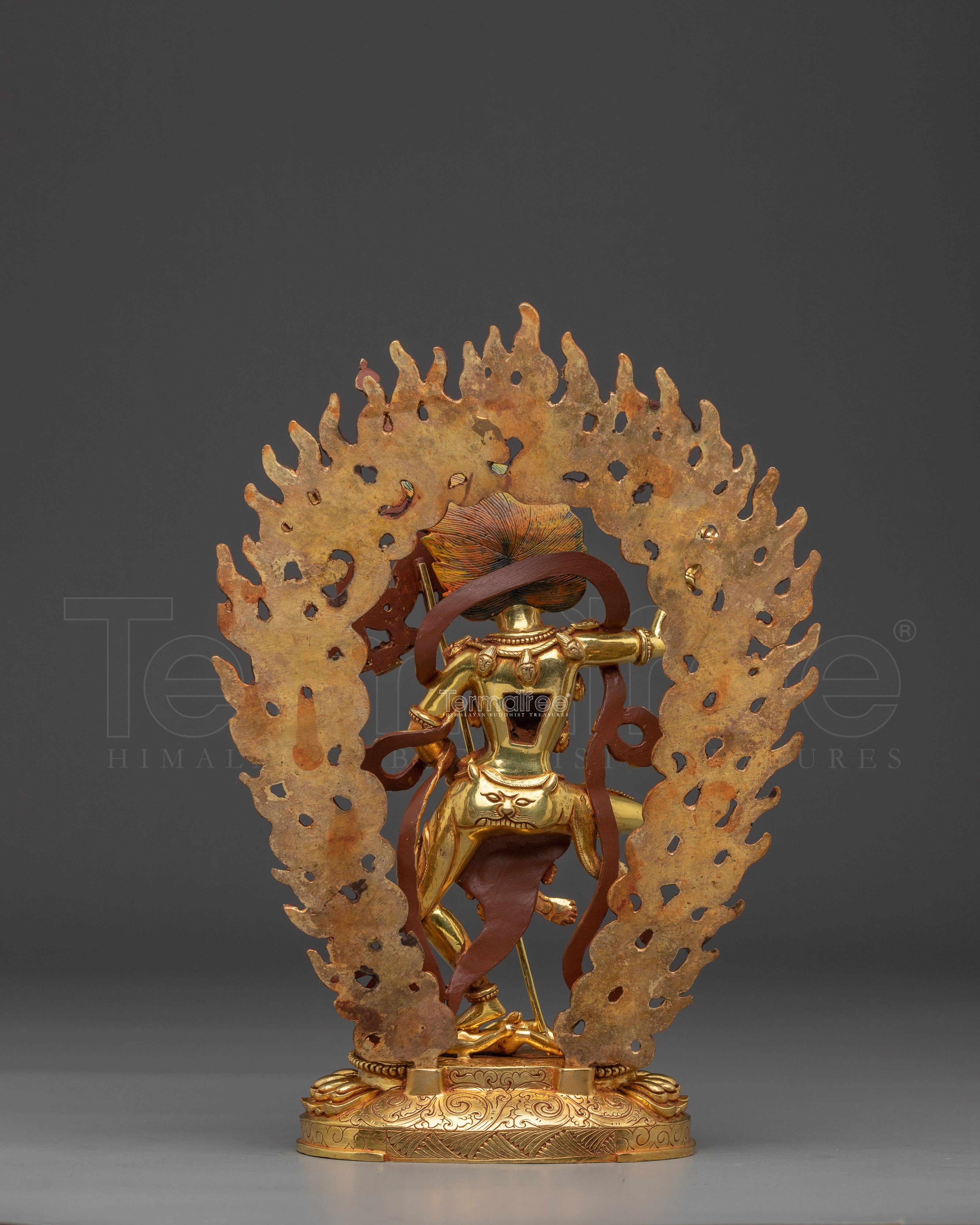 Dharma Protector Simhamukha Statue | Handcrafted Sculpture