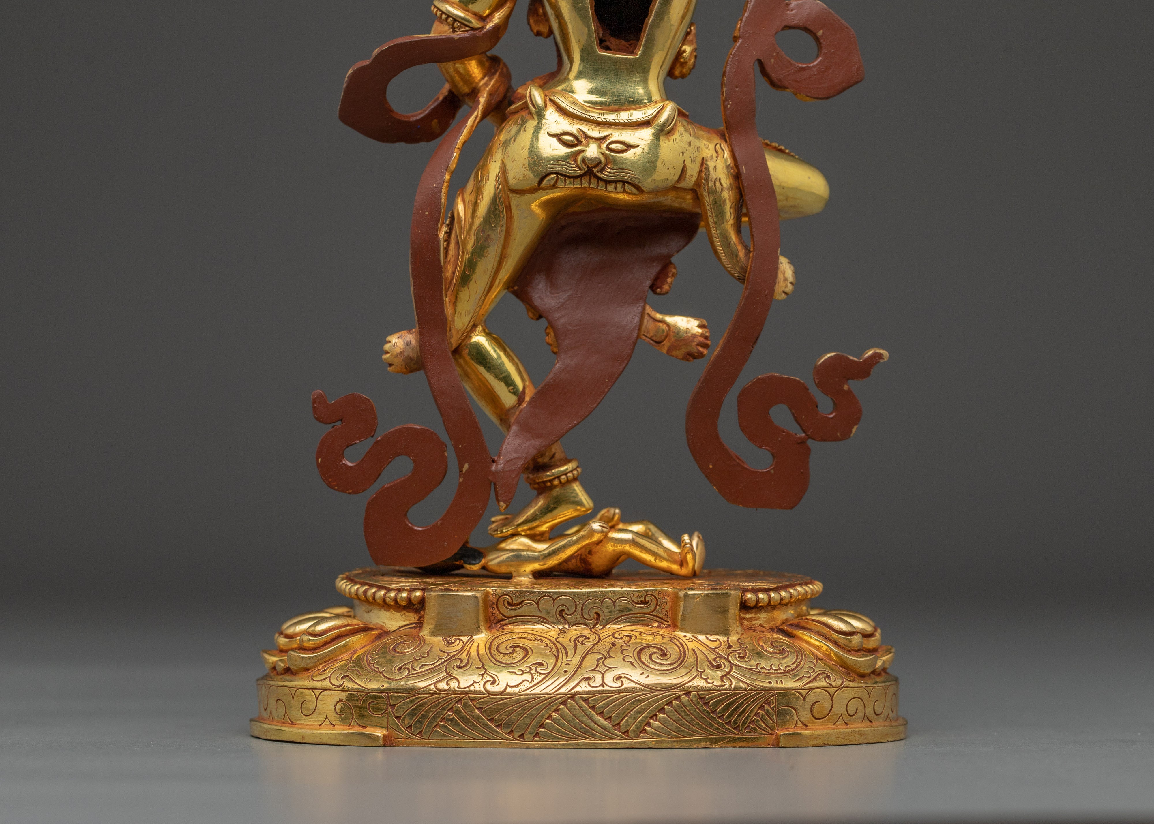 Dharma Protector Simhamukha Statue | Handcrafted Sculpture