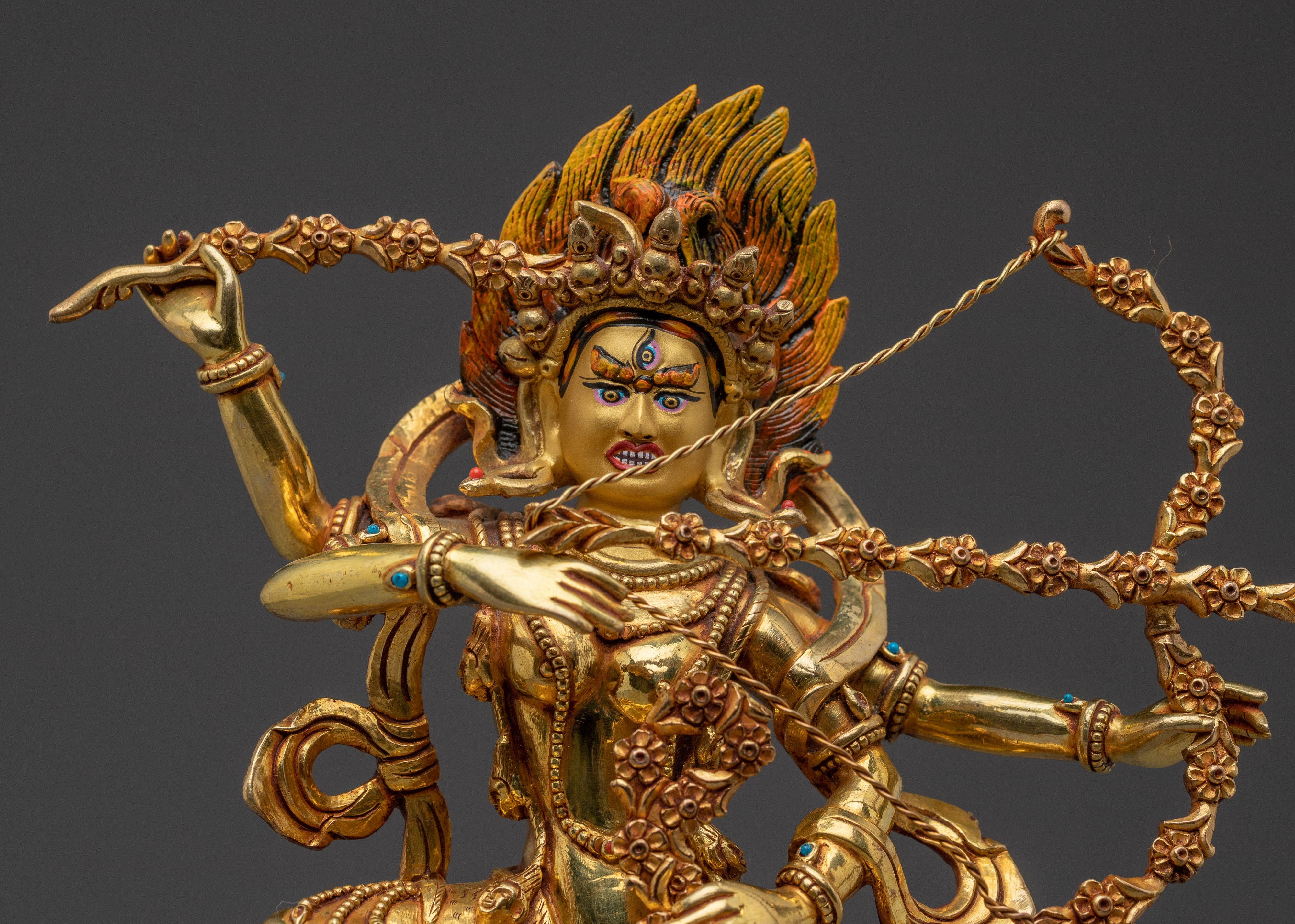 Tibetan Deity Kurukulla | Multi - Armed goddess