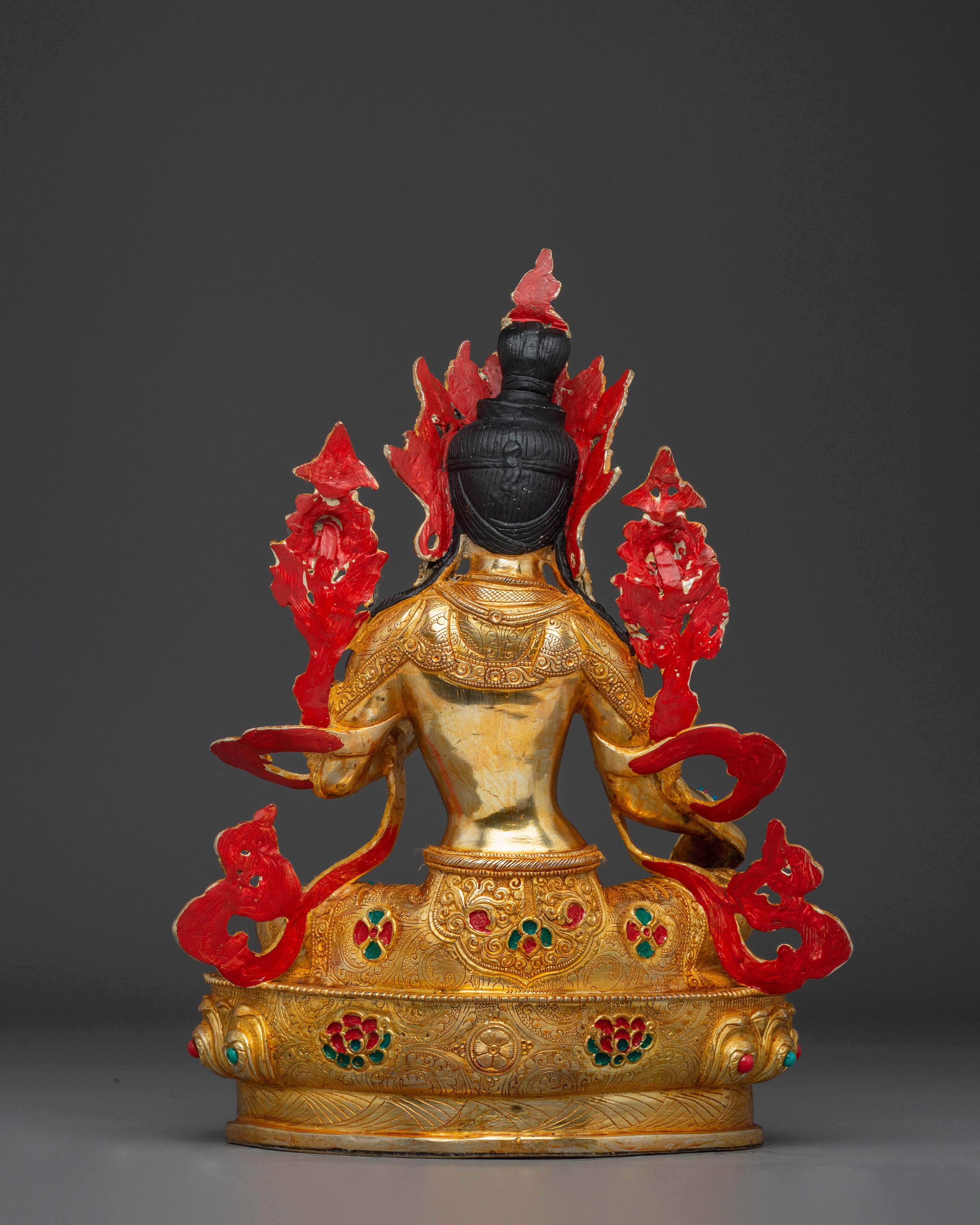 Serene Shyama Tara Handcrafted Statue | Green Tara - Mother of All Buddhas