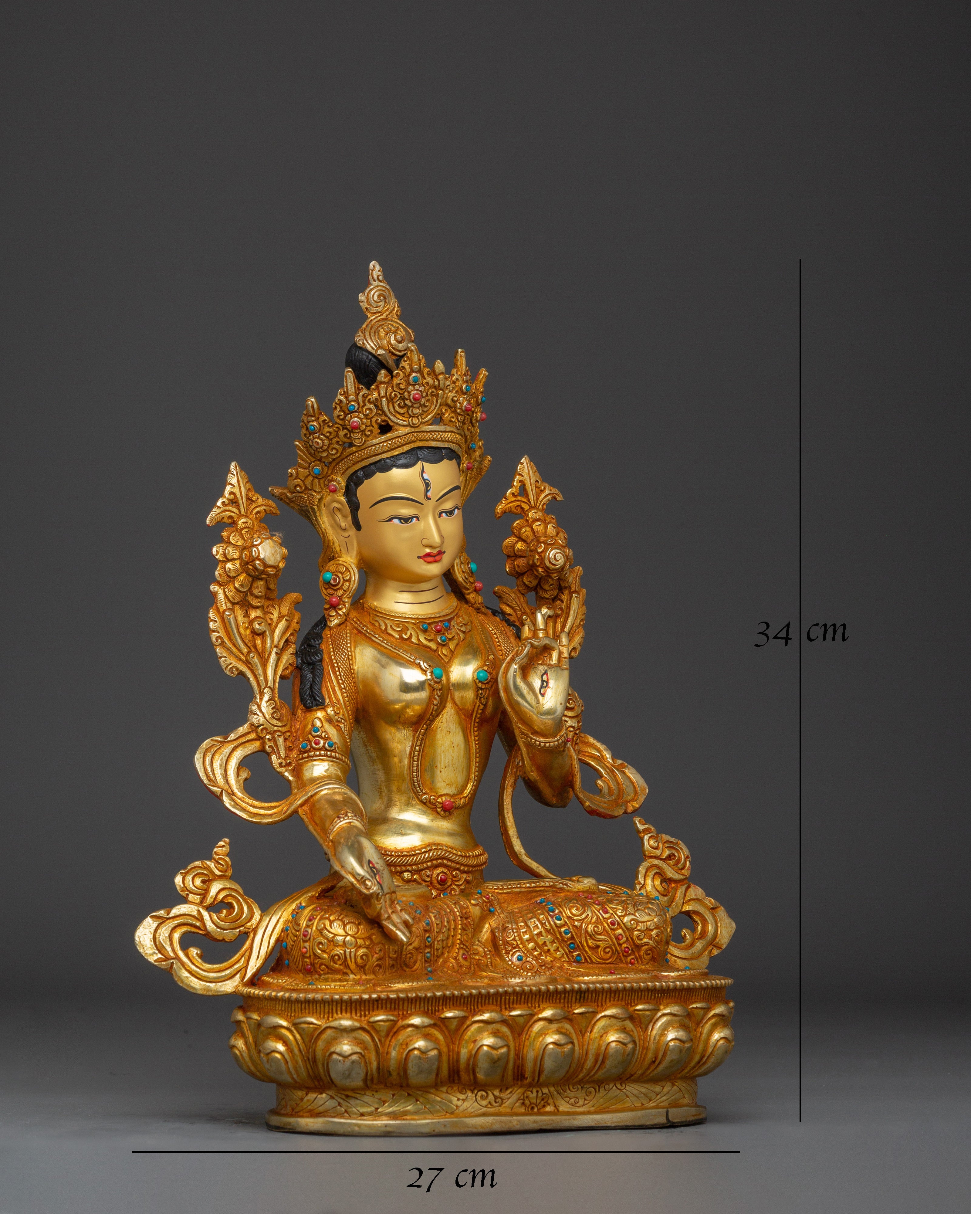 calm-sita-tara-statue
