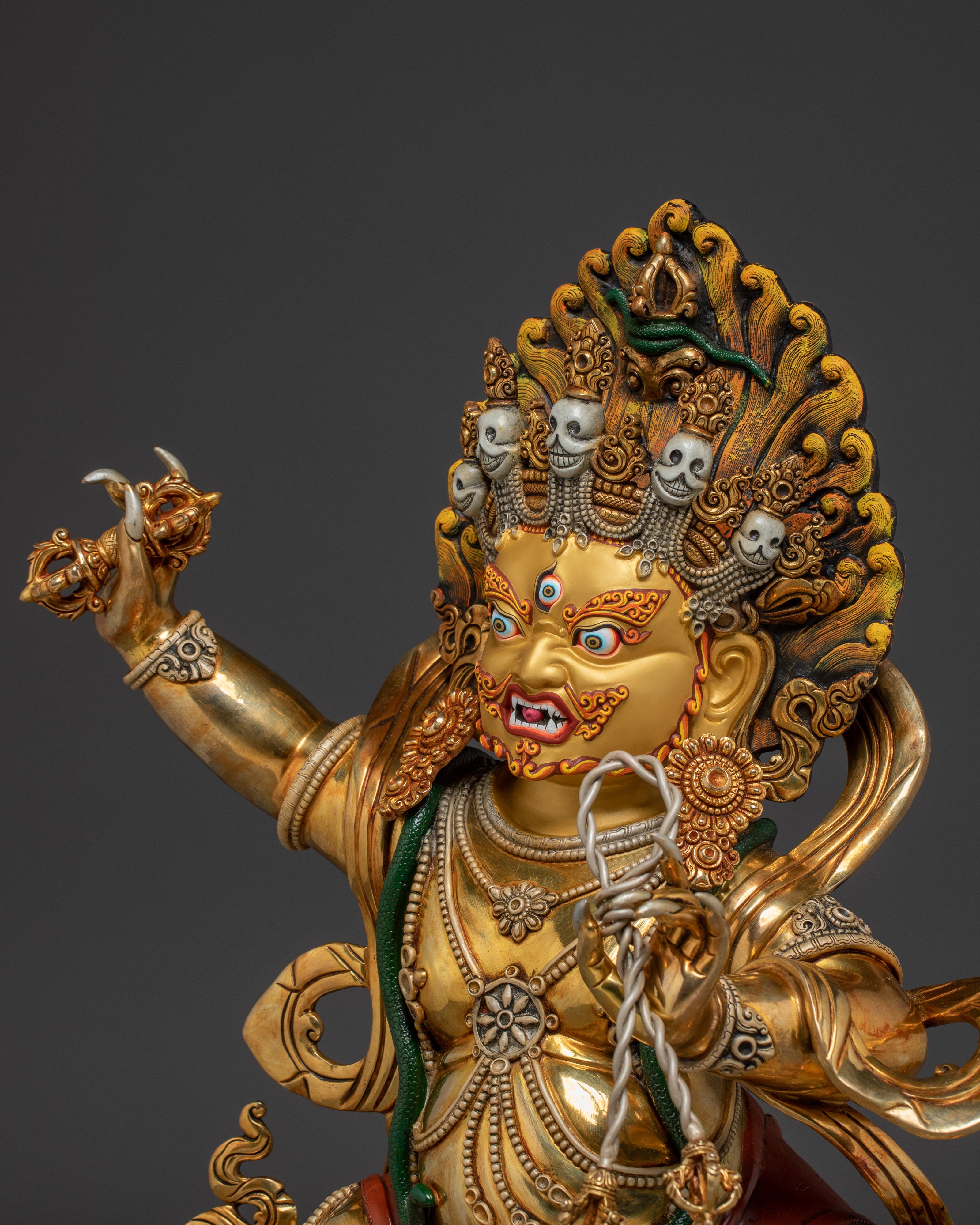 Life-Size Vajrapani Buddhist Statue | Spiritual Art for Shrine