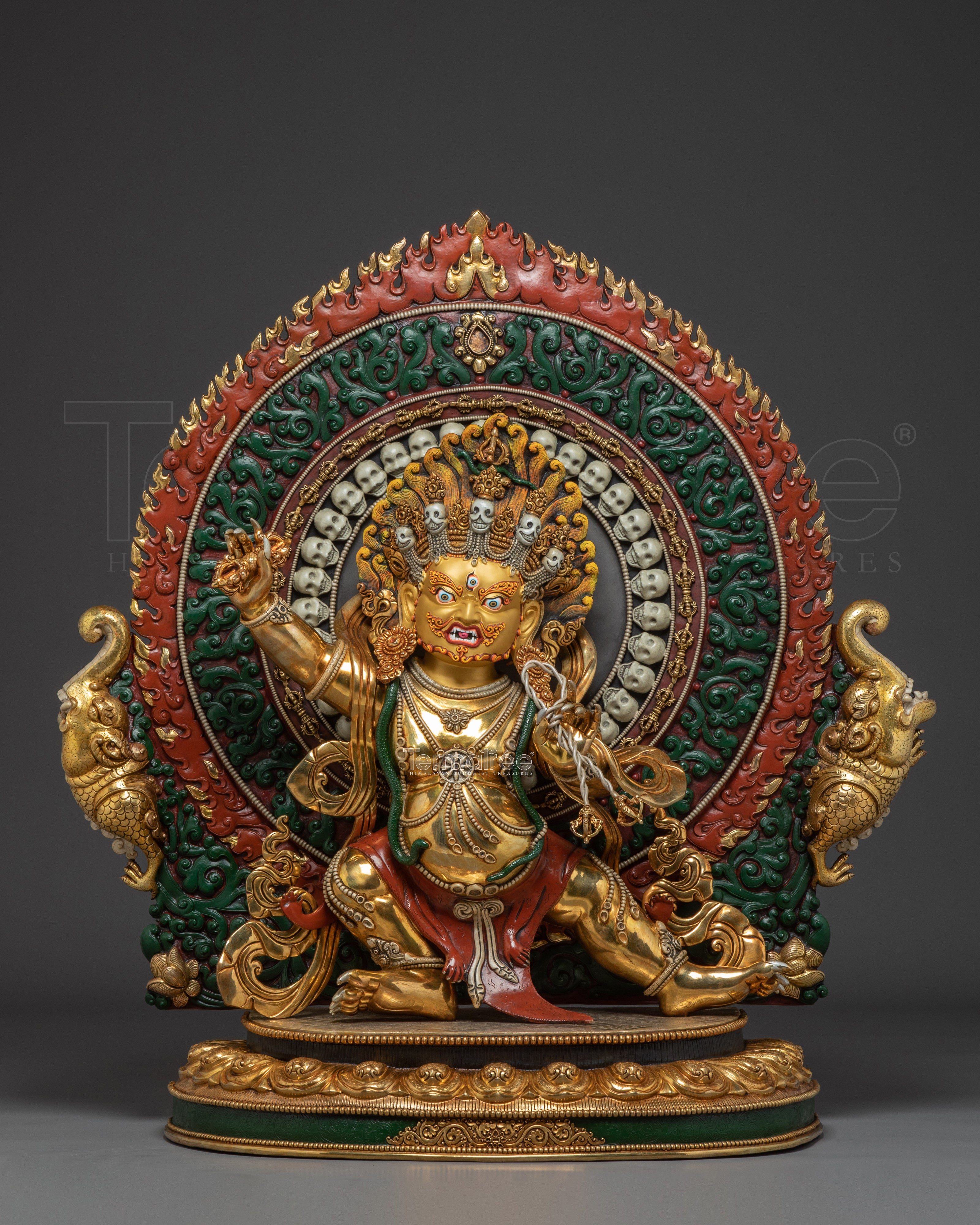 Life-Size Vajrapani Buddhist Statue | Spiritual Art for Shrine