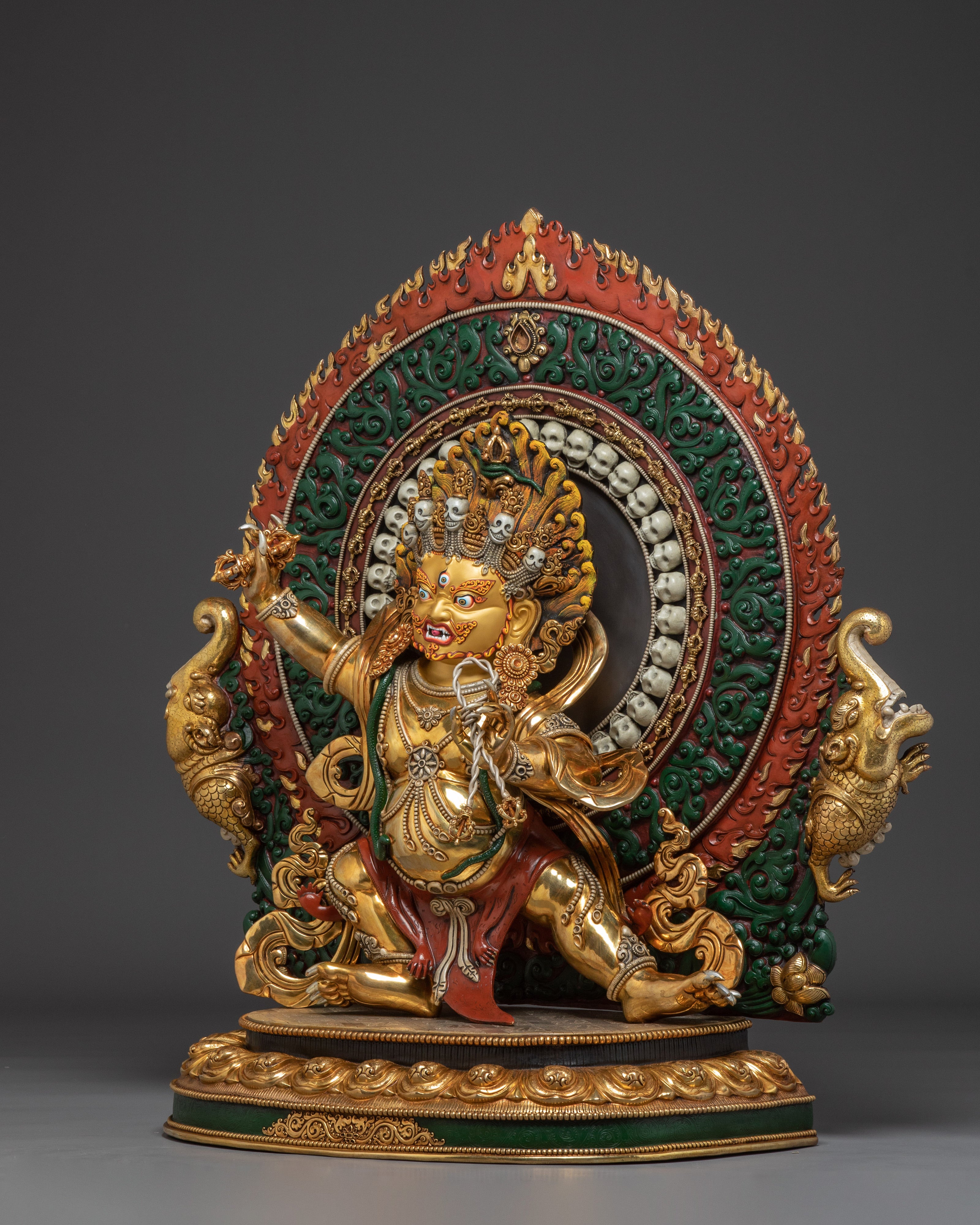 Life-Size Vajrapani Buddhist Statue | Spiritual Art for Shrine