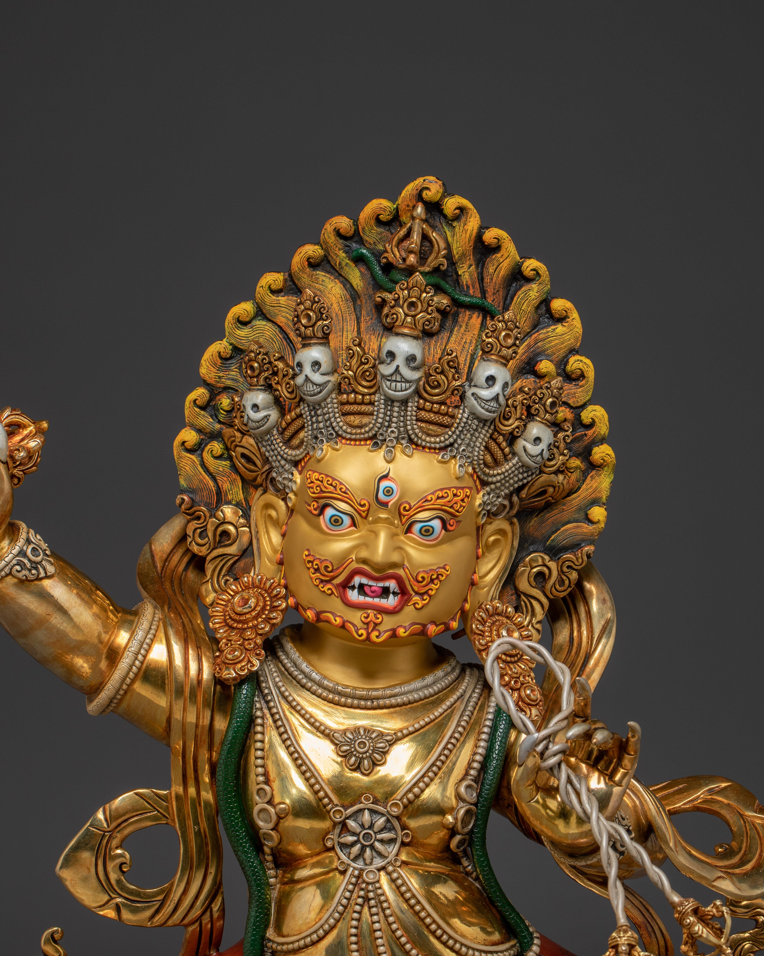 Life-Size Vajrapani Buddhist Statue | Spiritual Art for Shrine