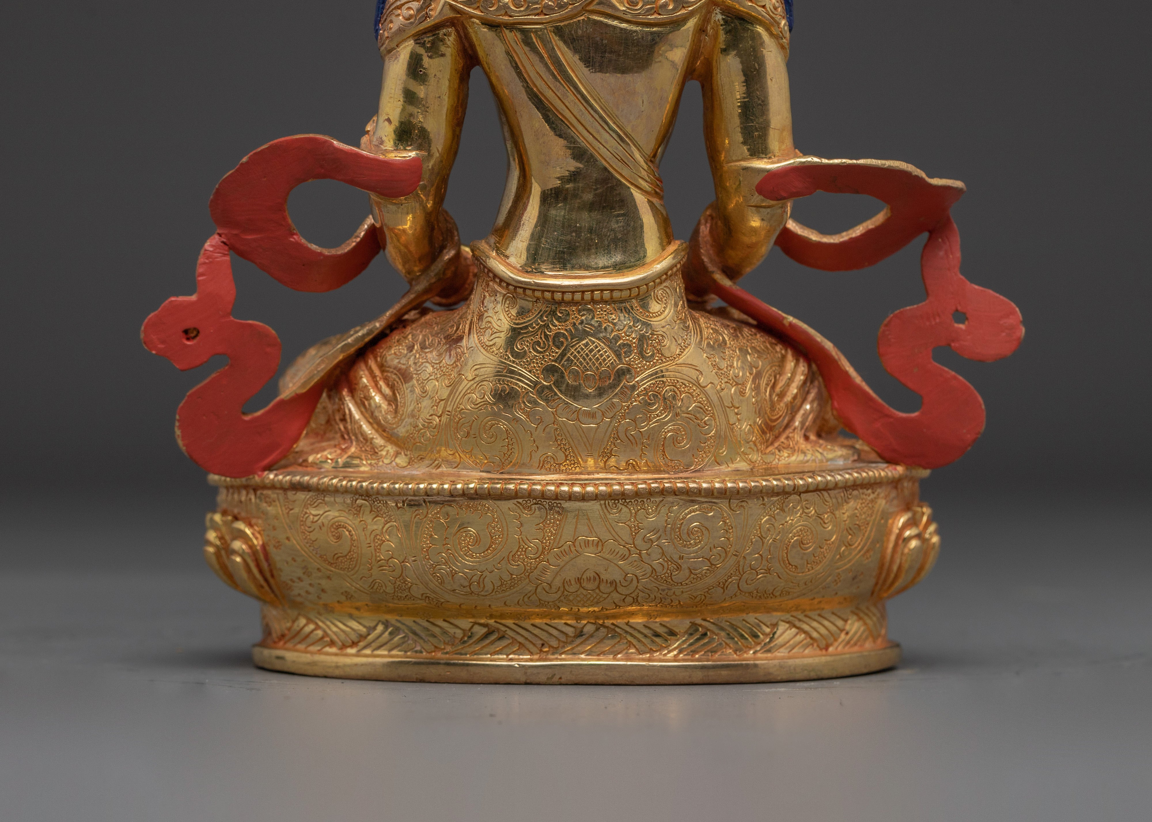 Handcrafted Amitayus copper statue | Meditation and Spiritual Longevity