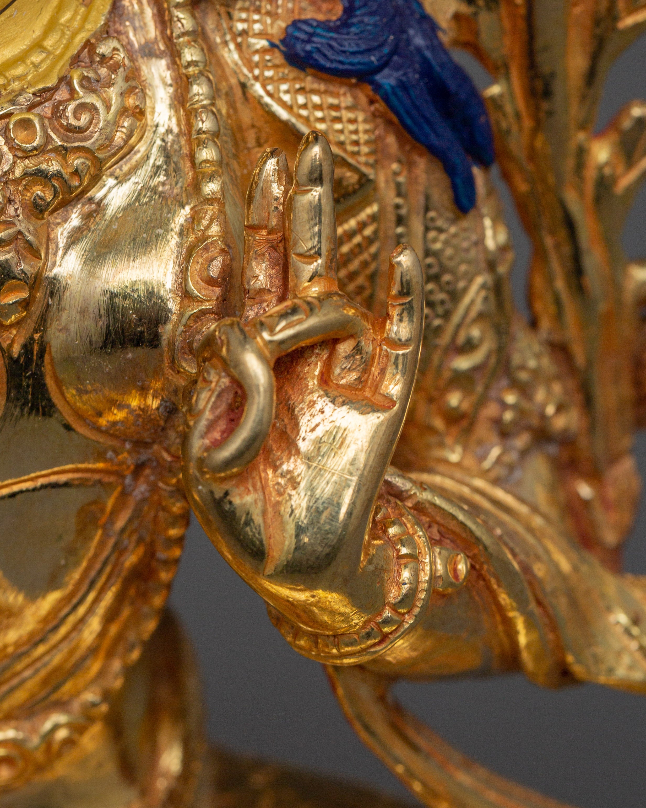 Tibetan Compassionate Deity Shyama Tara Statue | Green Tara - Mother of All Buddhas