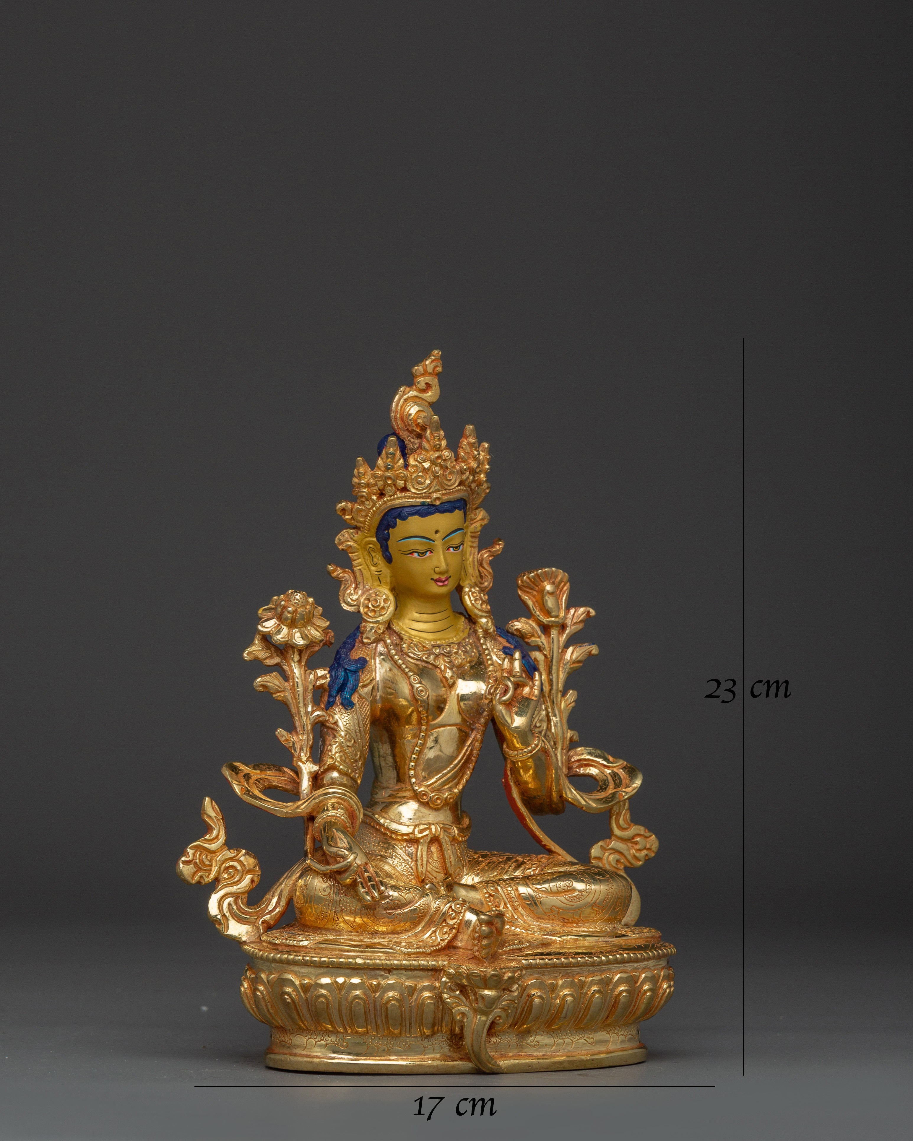 Tibetan Compassionate Deity Shyama Tara Statue