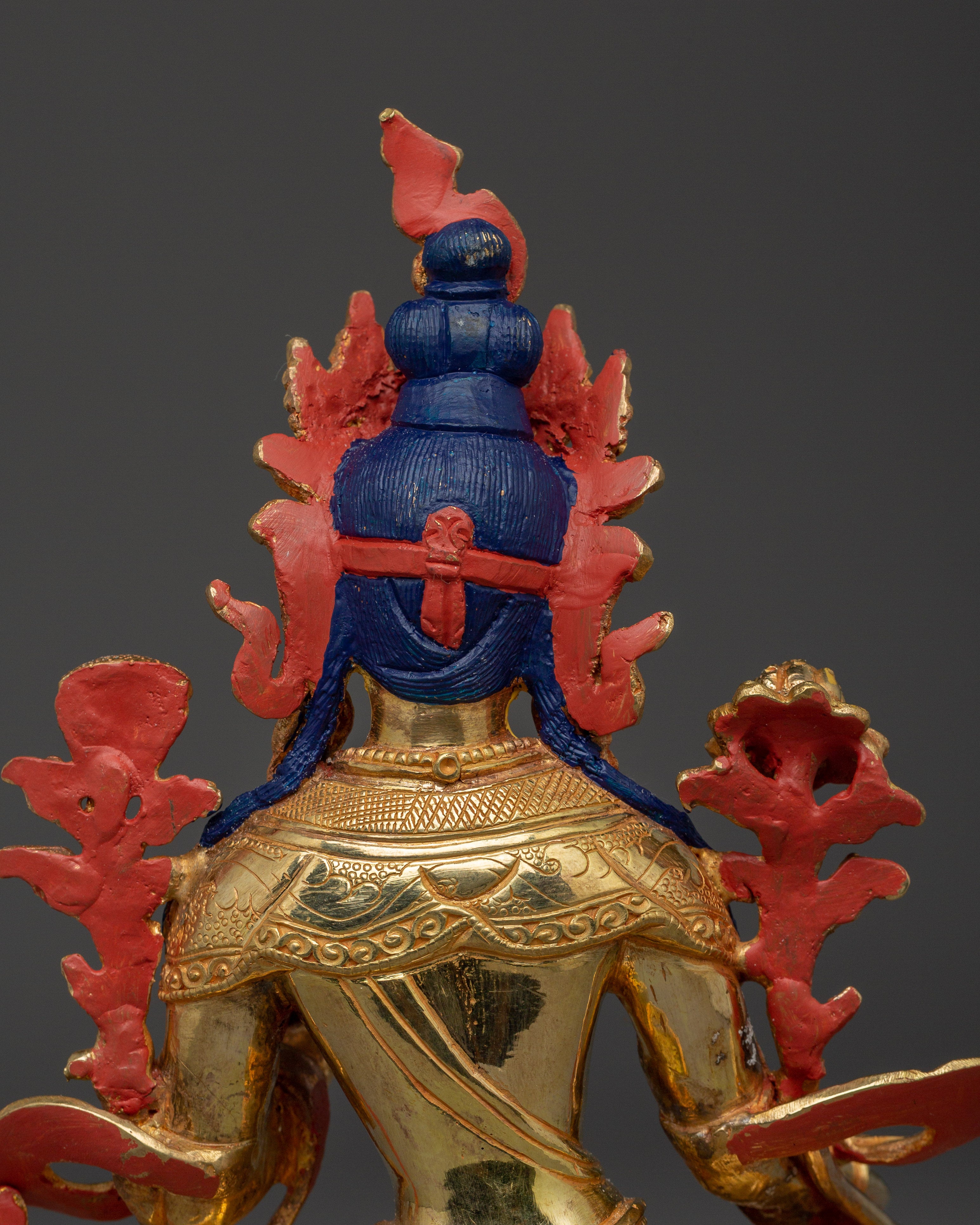 Tibetan Compassionate Deity Shyama Tara Statue | Green Tara - Mother of All Buddhas