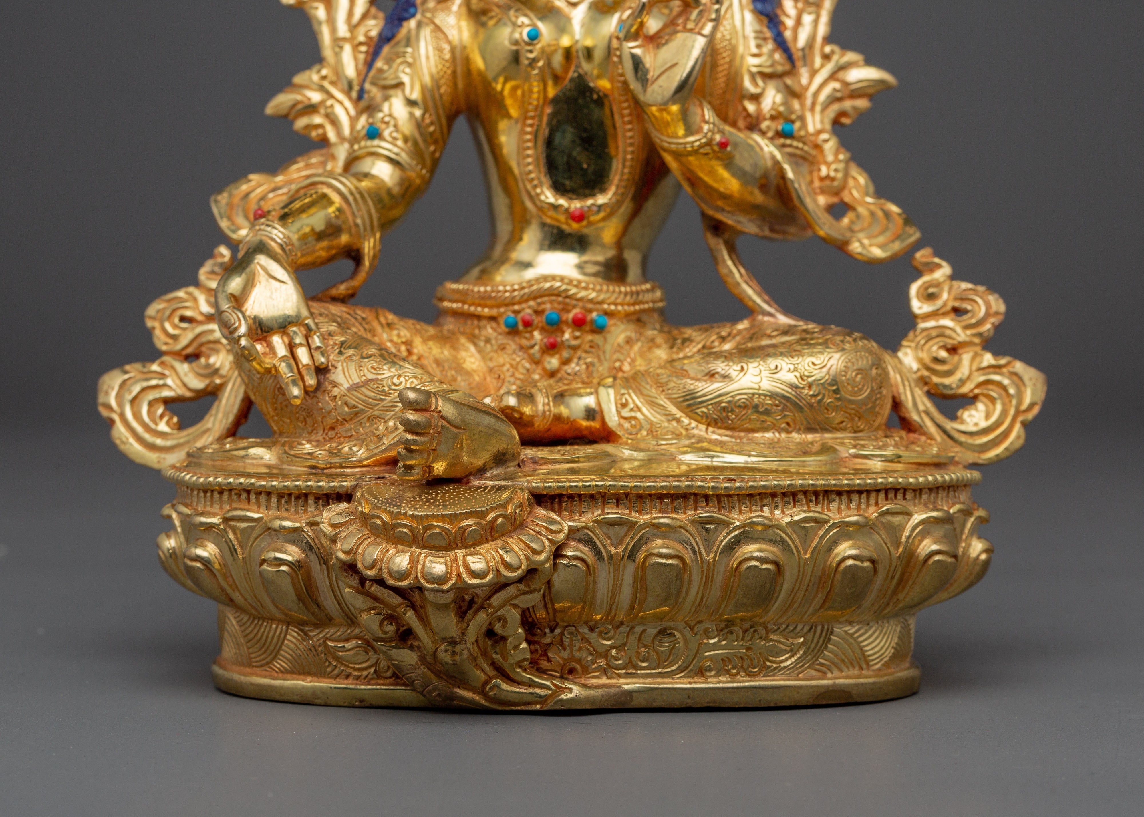 Tibetan Buddhist Green Tara Artwork | Goddess of Protection