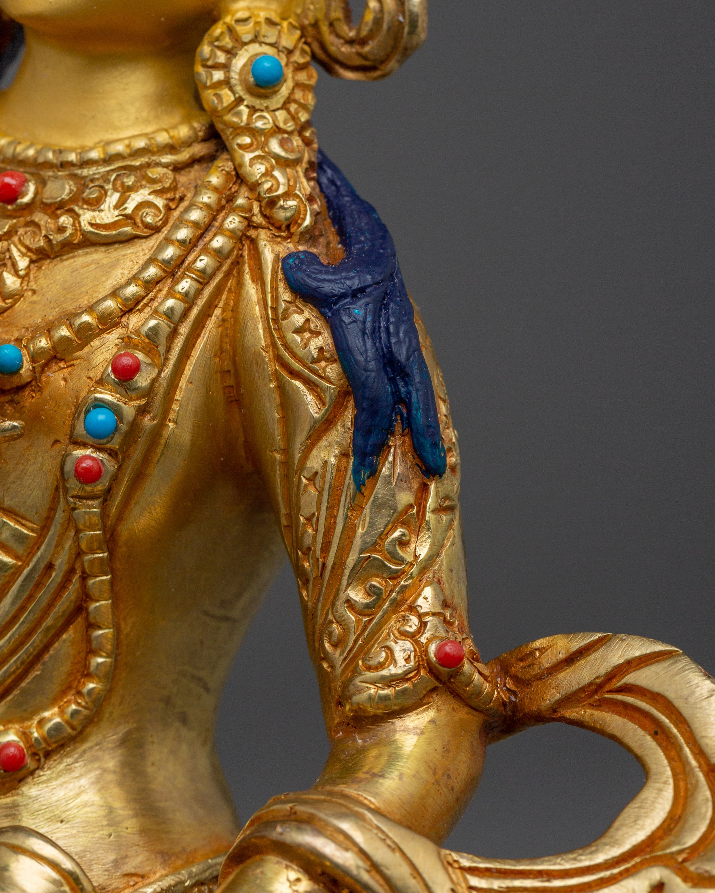 Handmade Buddhist Deity Vajrasattva Art | The Thunderbolt Being