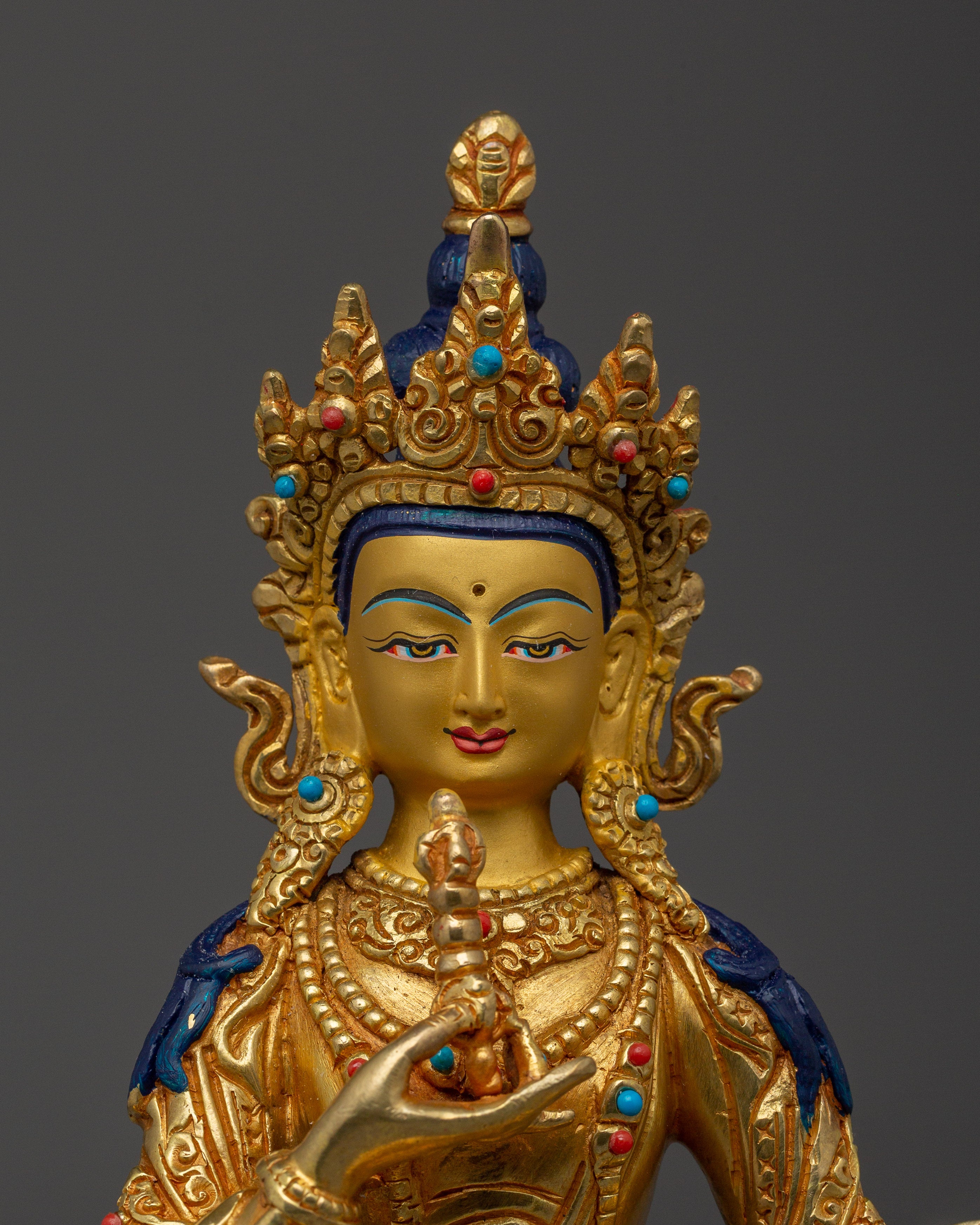 Handmade Buddhist Deity Vajrasattva Art | The Thunderbolt Being