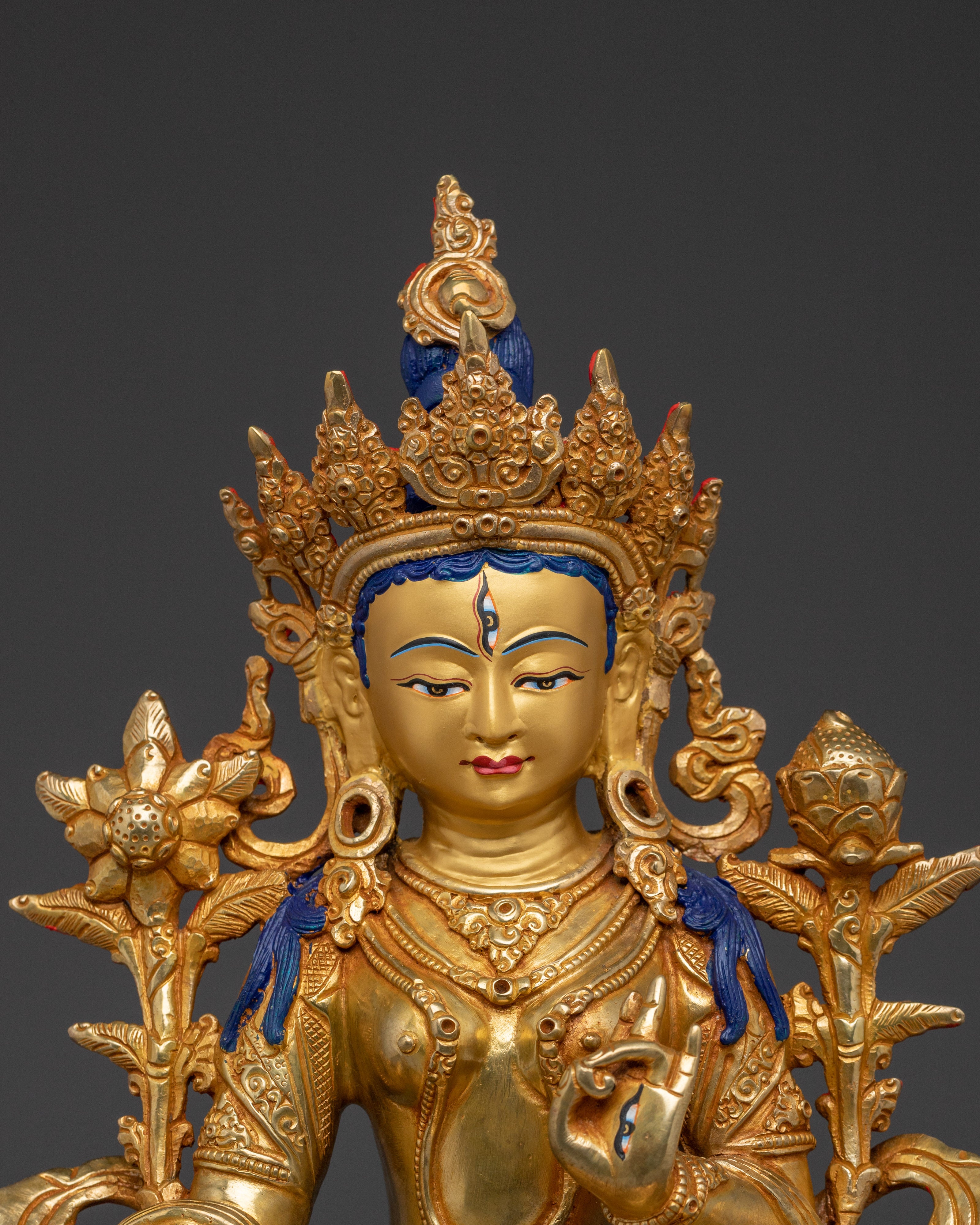 Majestic White Tara Artwork | Compassionate and Healing Deity