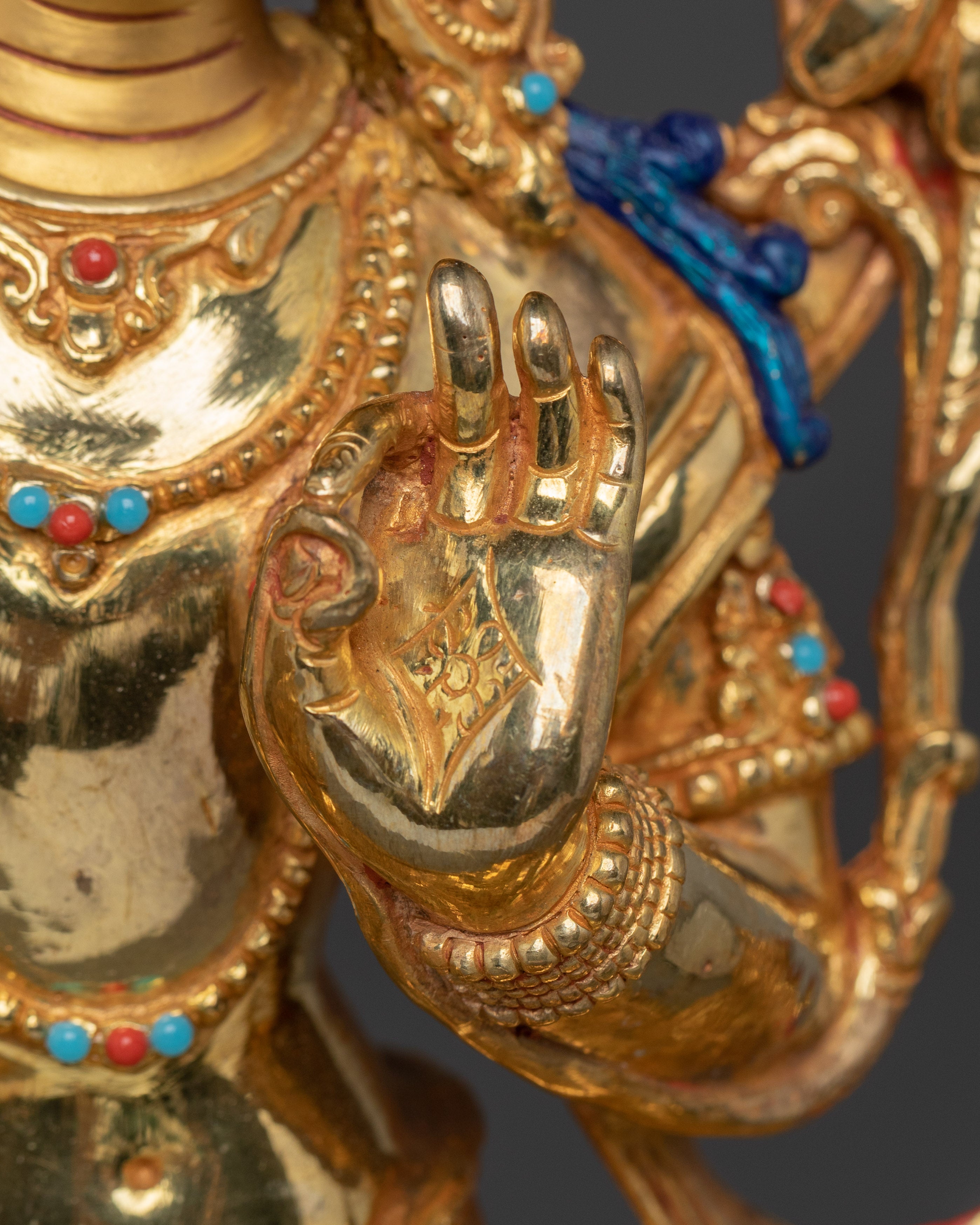 Wisdom Icon Manjushri Artwork | Divine Bodhisattva Manjughosa