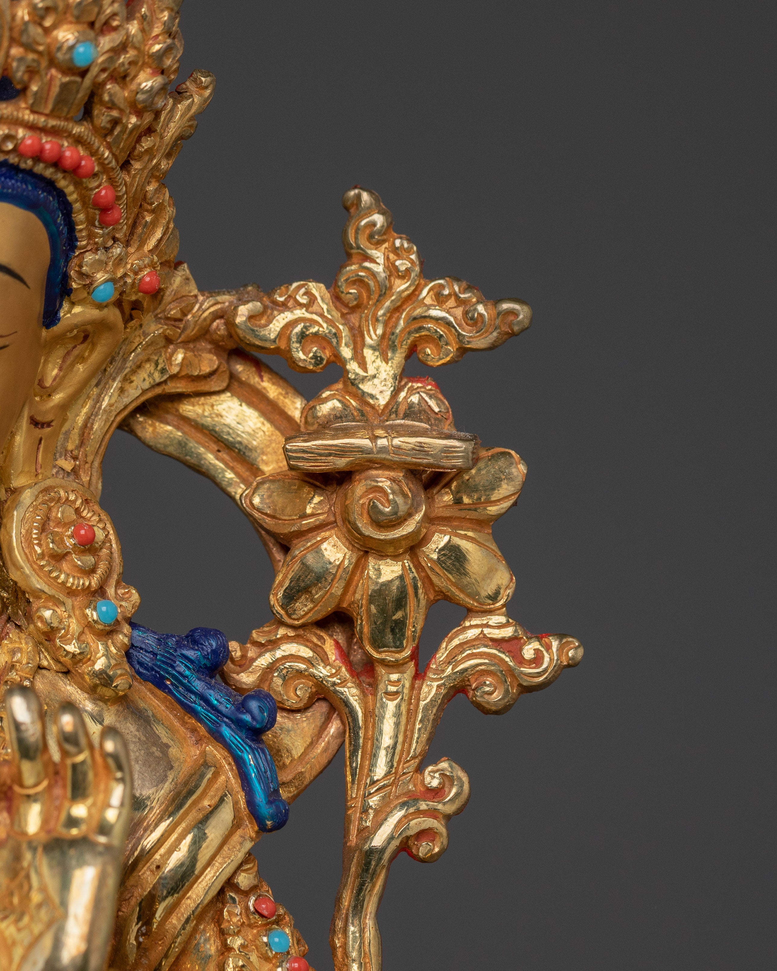 Wisdom Icon Manjushri Artwork | Divine Bodhisattva Manjughosa