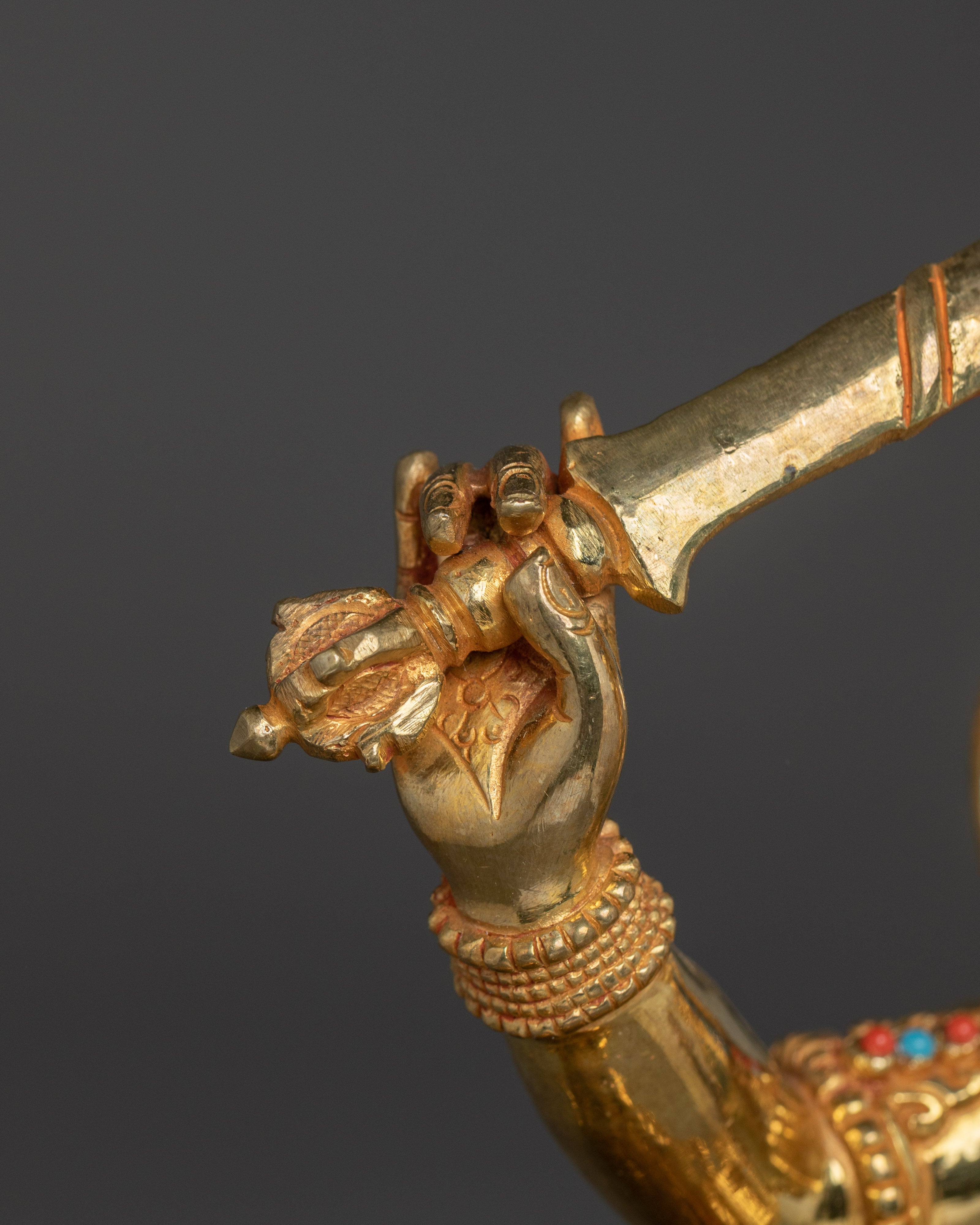 Wisdom Icon Manjushri Artwork | Divine Bodhisattva Manjughosa