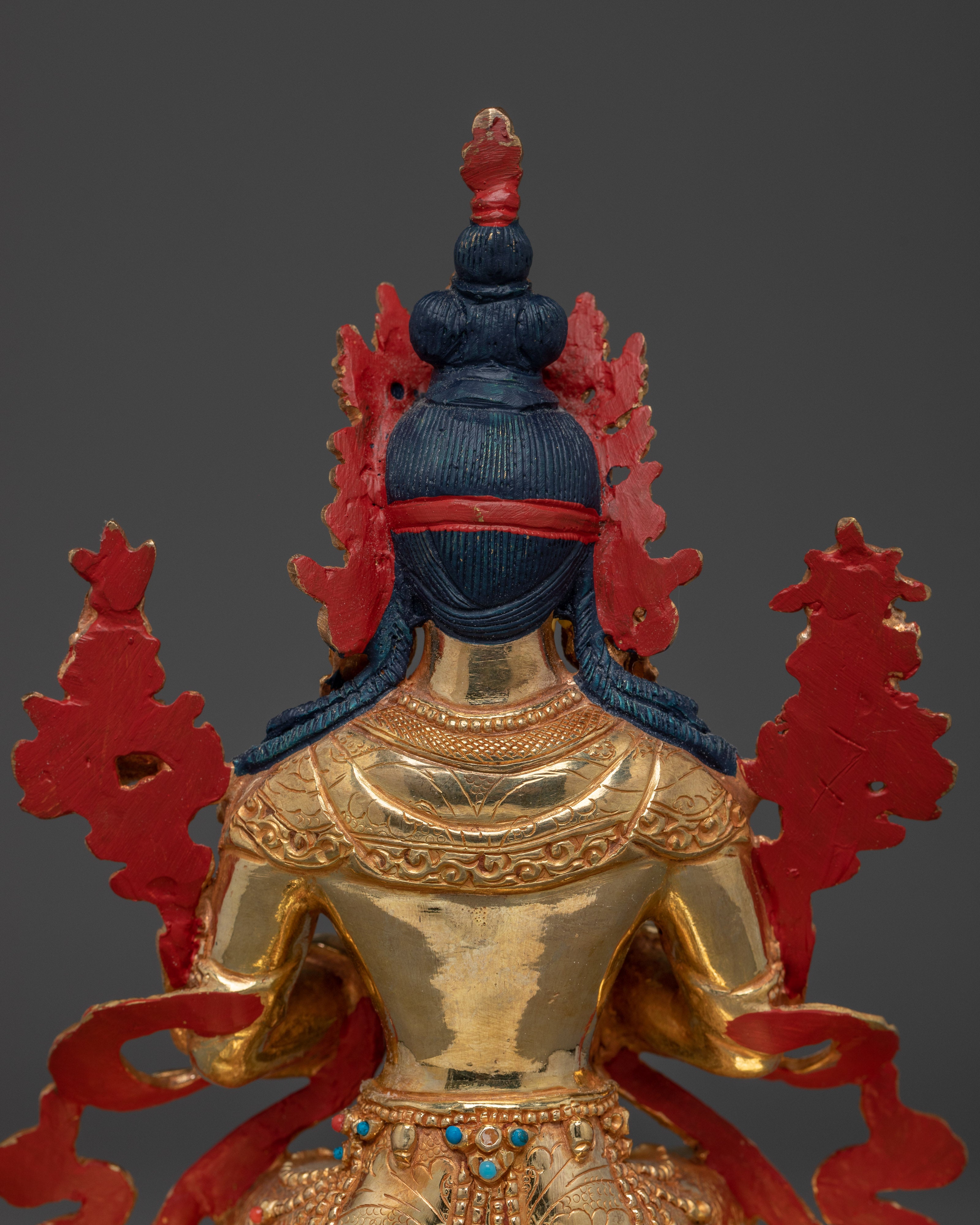 Maitreya Buddha Copper Statue | Buddha for Meditation and Shrine Decor