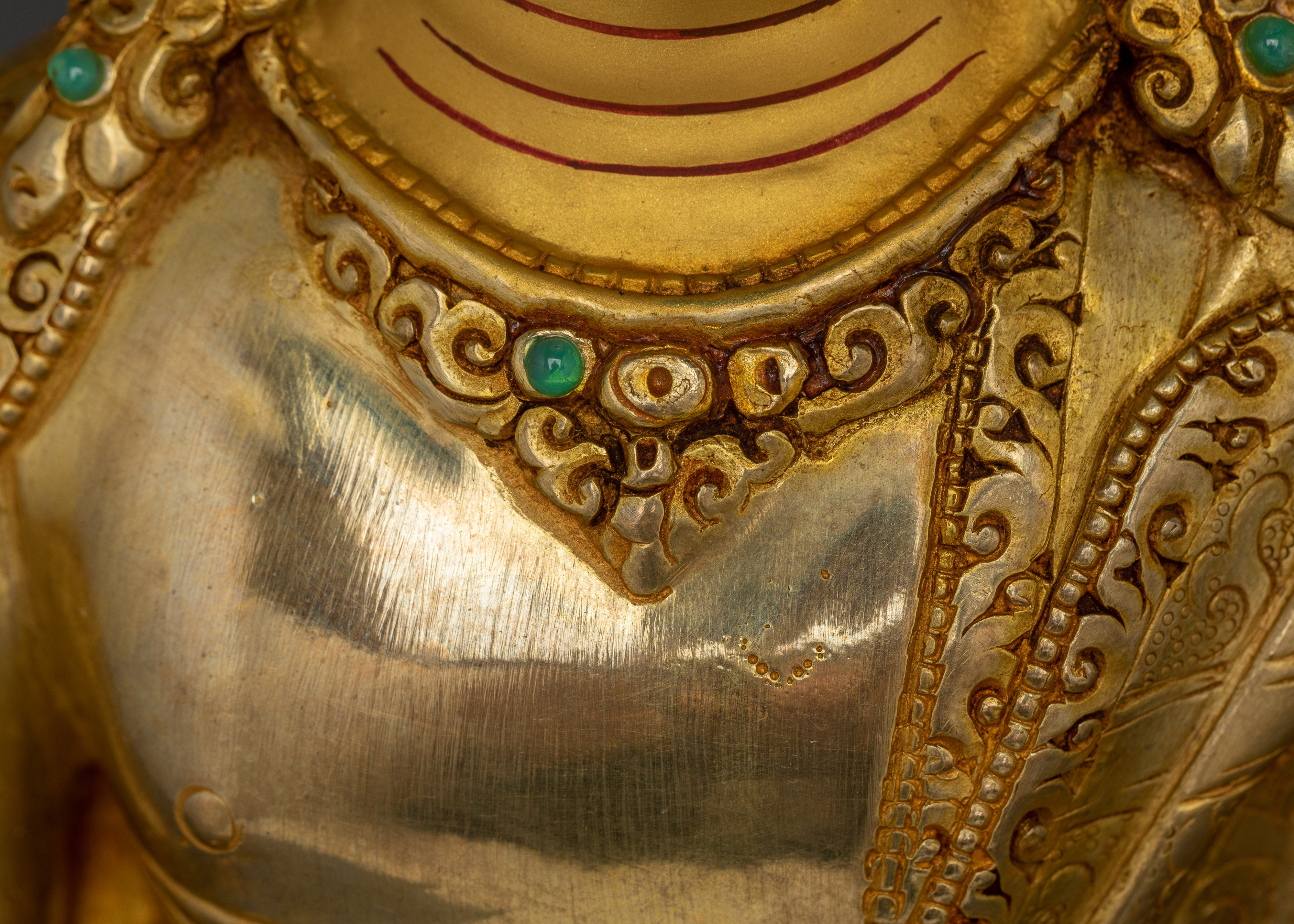 Awakened Royal Crown Shakyamuni Buddha Statue | Himalayan Golden Art
