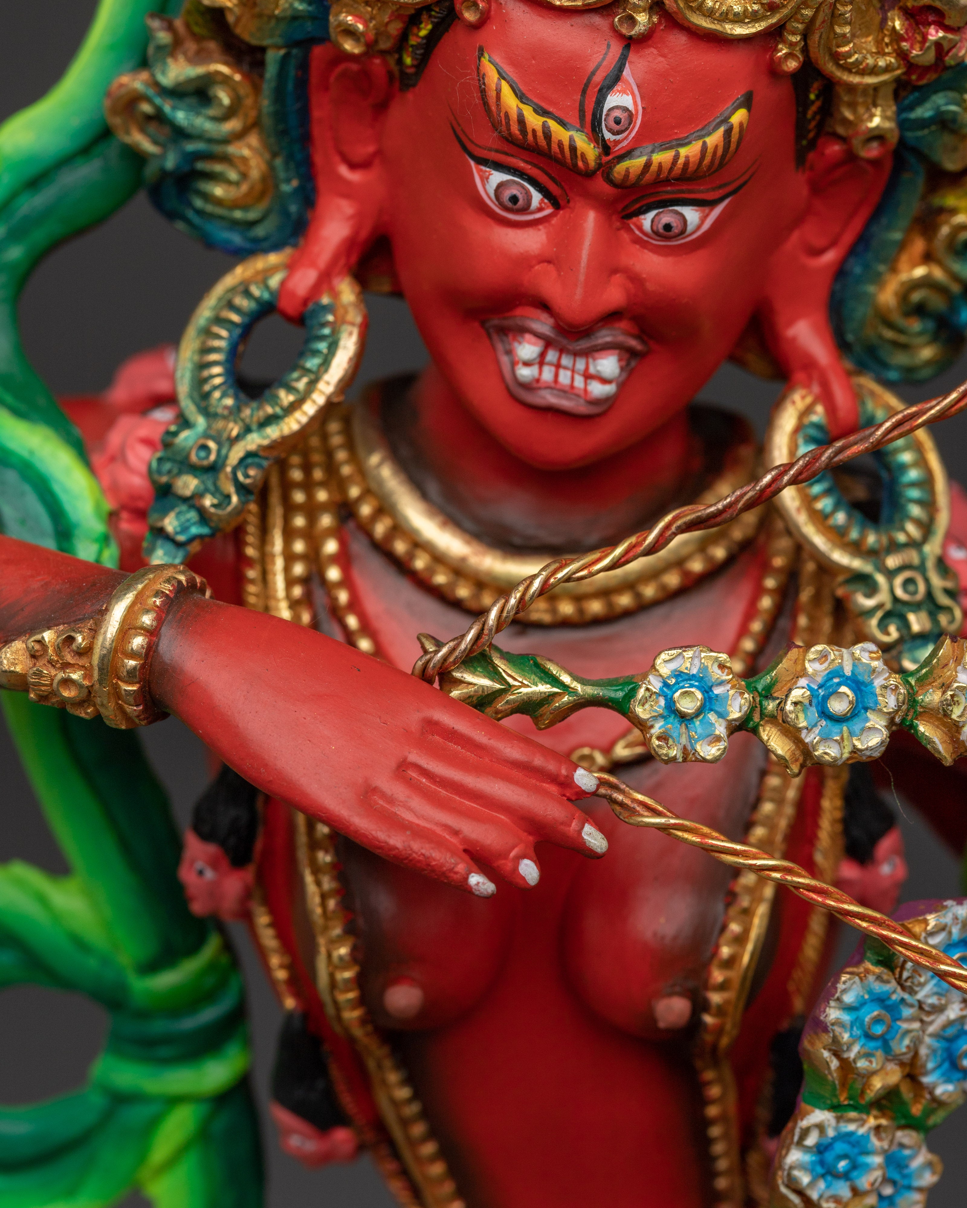 Red Kurukulla Statue | Powerful Feminine Deity