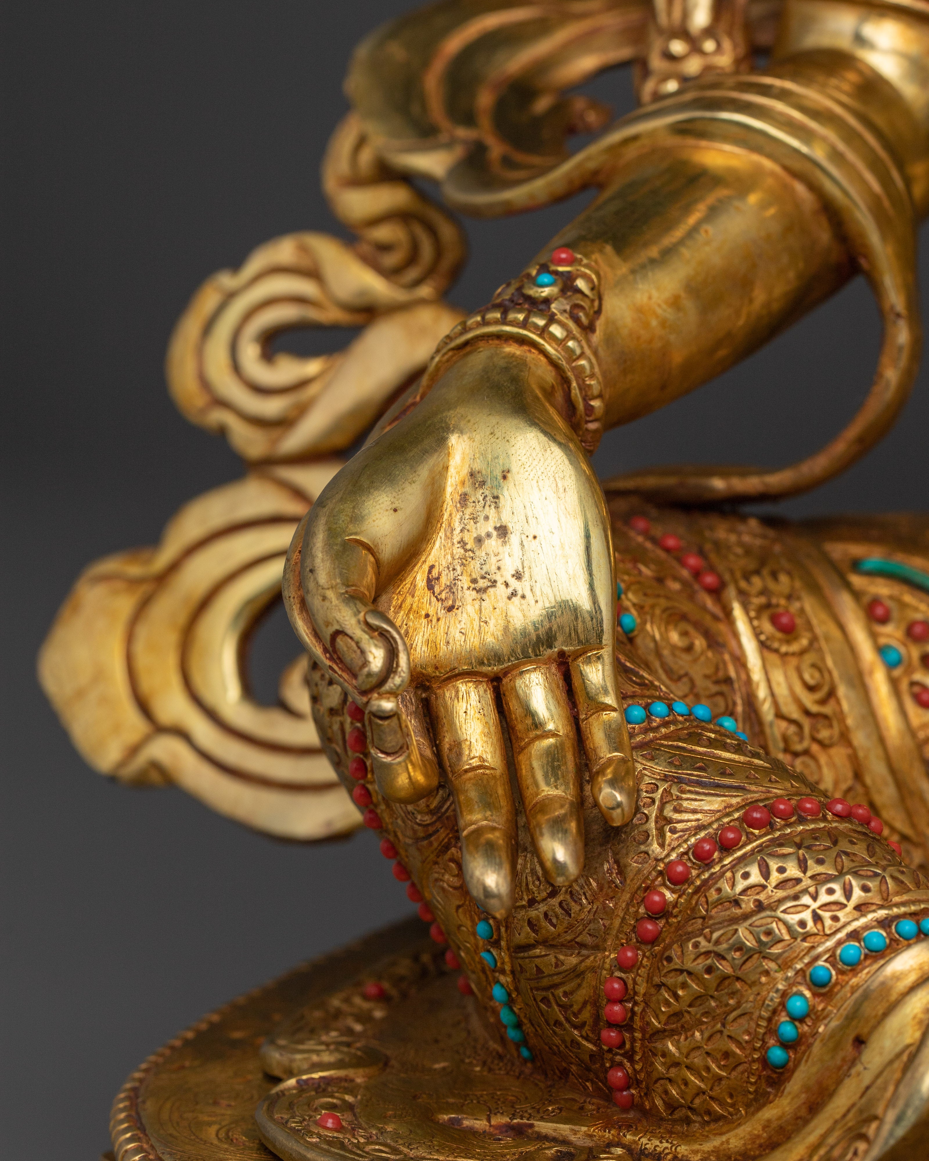 Vibrant Green Tara Statue | Shyama Tara - Swift Action Deity