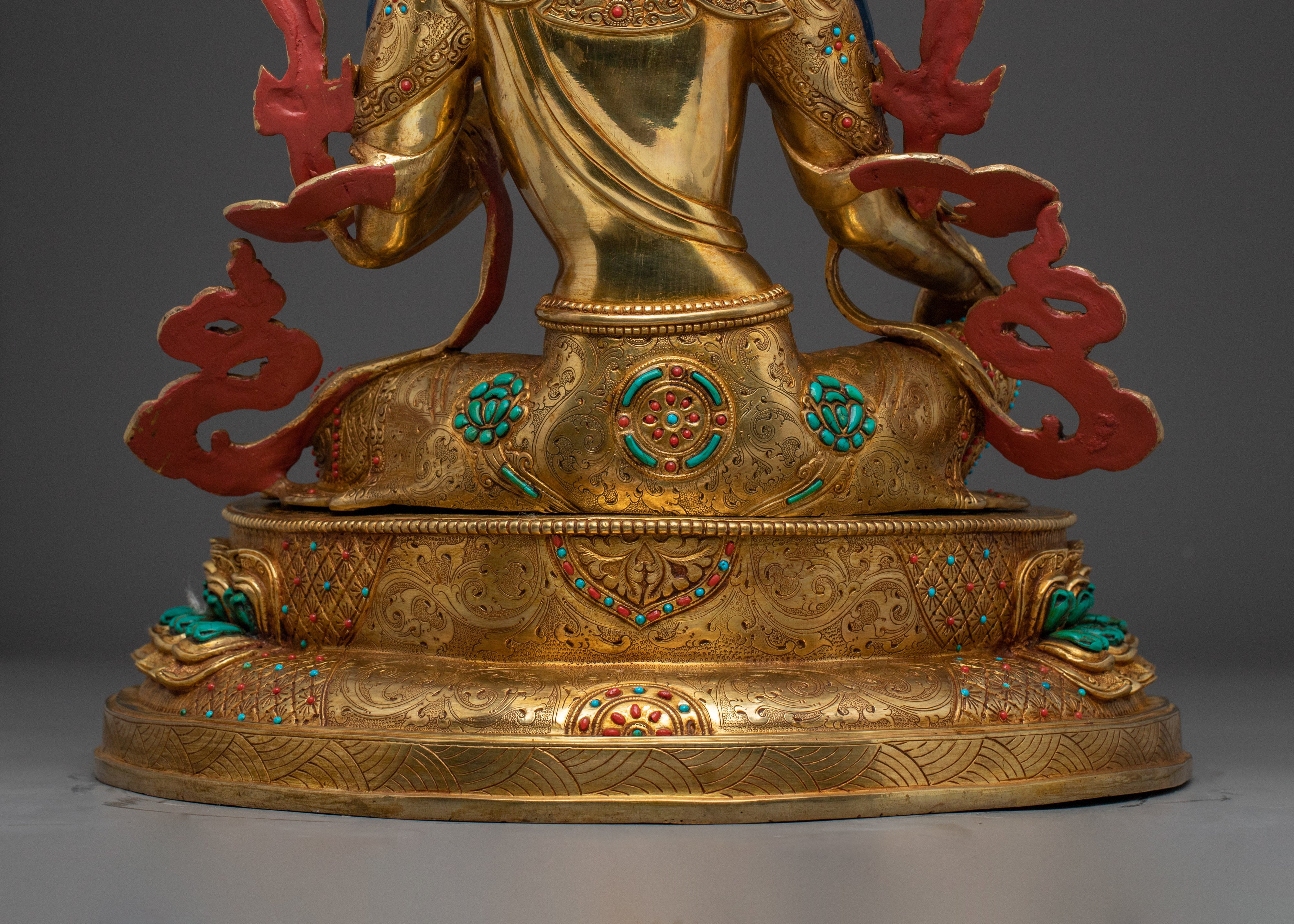 Vibrant Green Tara Statue | Shyama Tara - Swift Action Deity