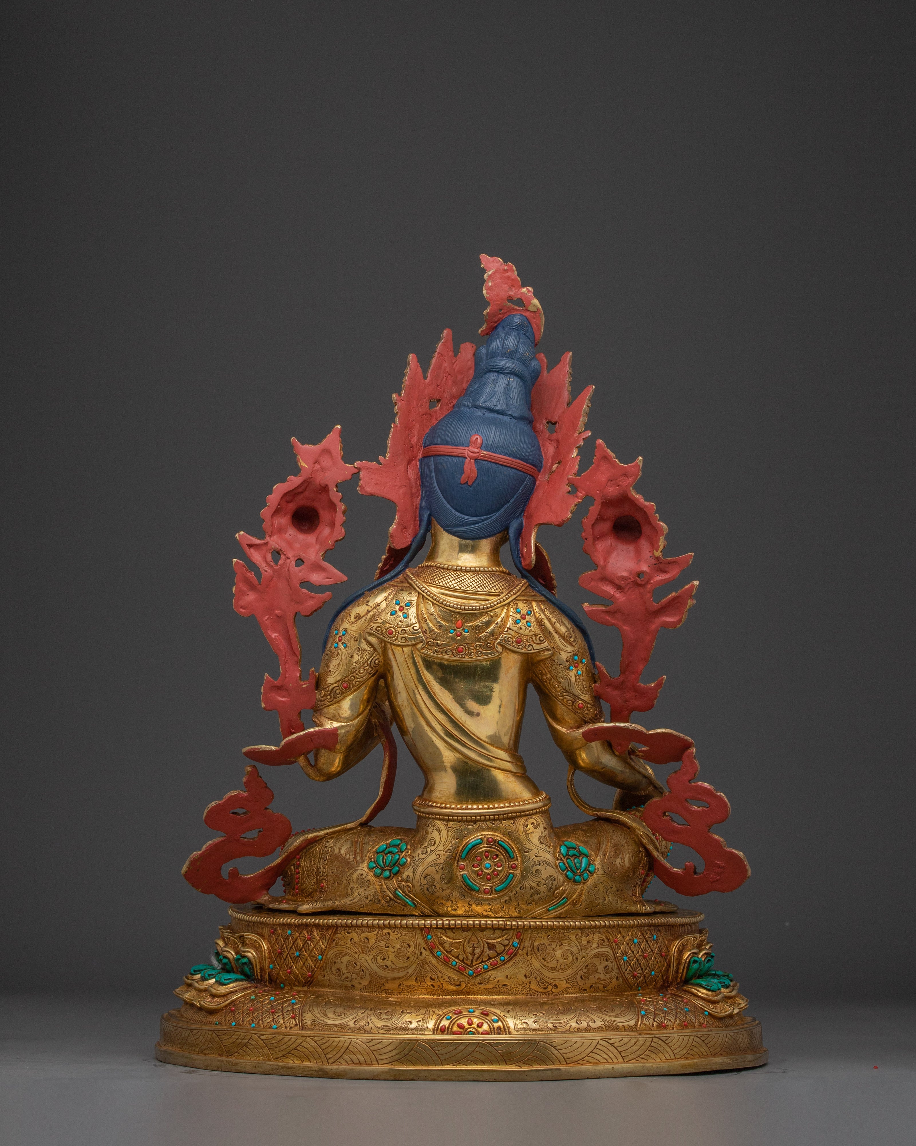 Vibrant Green Tara Statue | Shyama Tara - Swift Action Deity