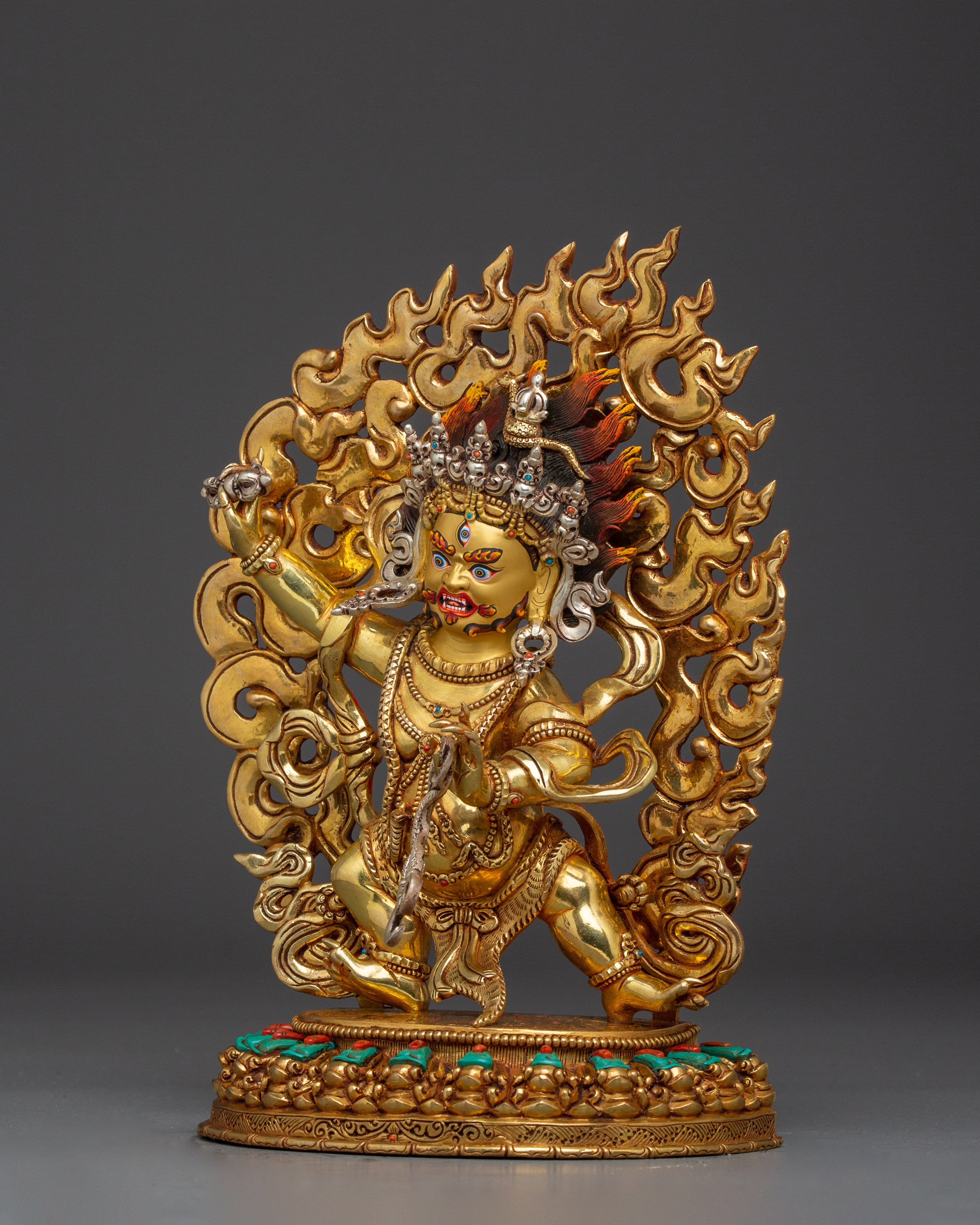 Vajrapani Fierce Bodhisattva Statue | Protector of the Dharma