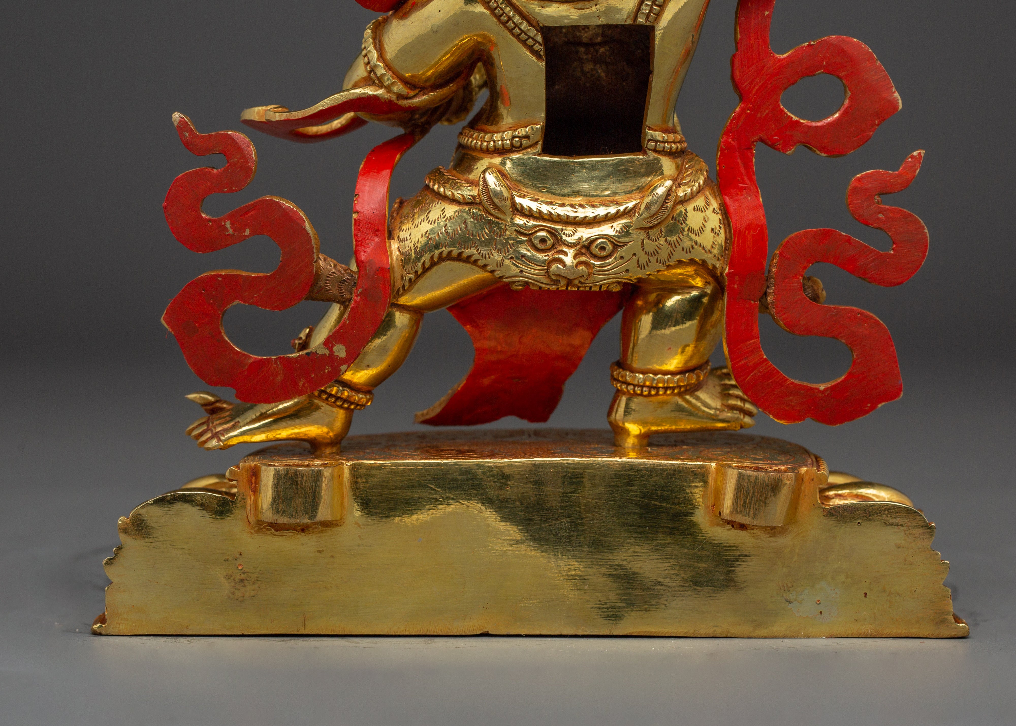Vajrapani Flaming hlao Statue | Wrathful Bodhisattva Figurine