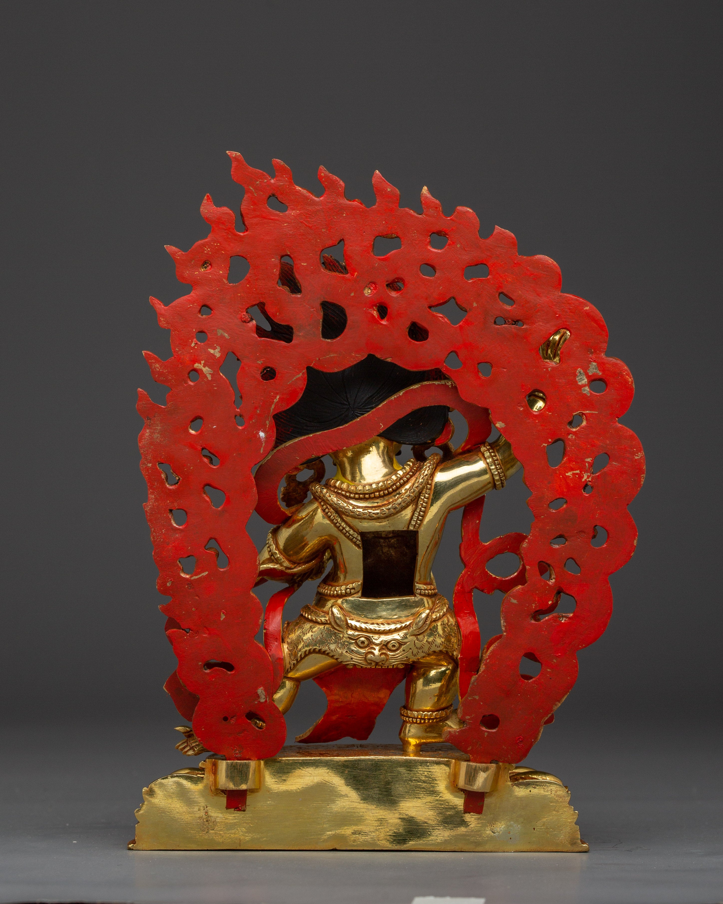 Vajrapani Flaming hlao Statue | Wrathful Bodhisattva Figurine