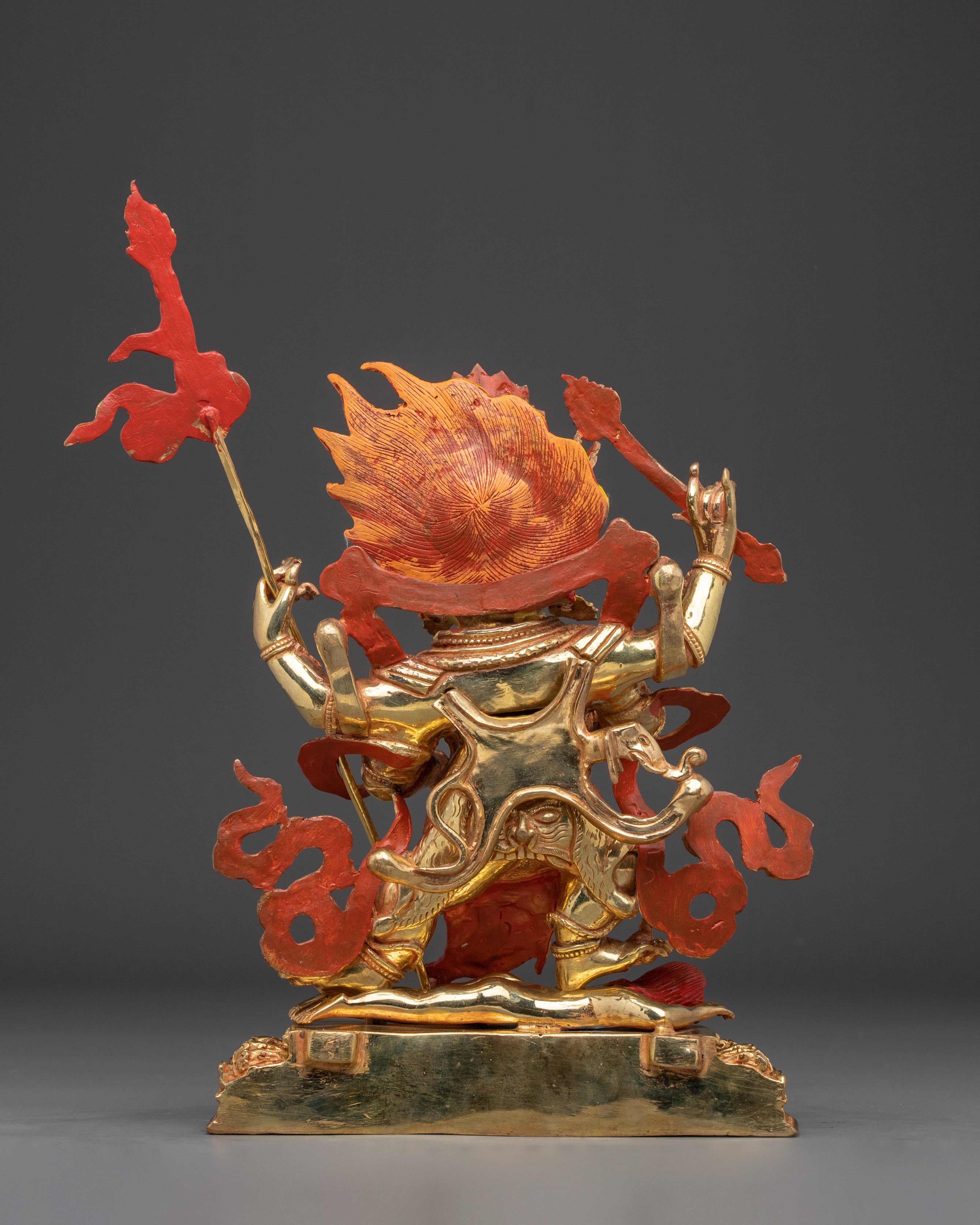 Statue of Four Armed Mahakala | Buddhist Protector