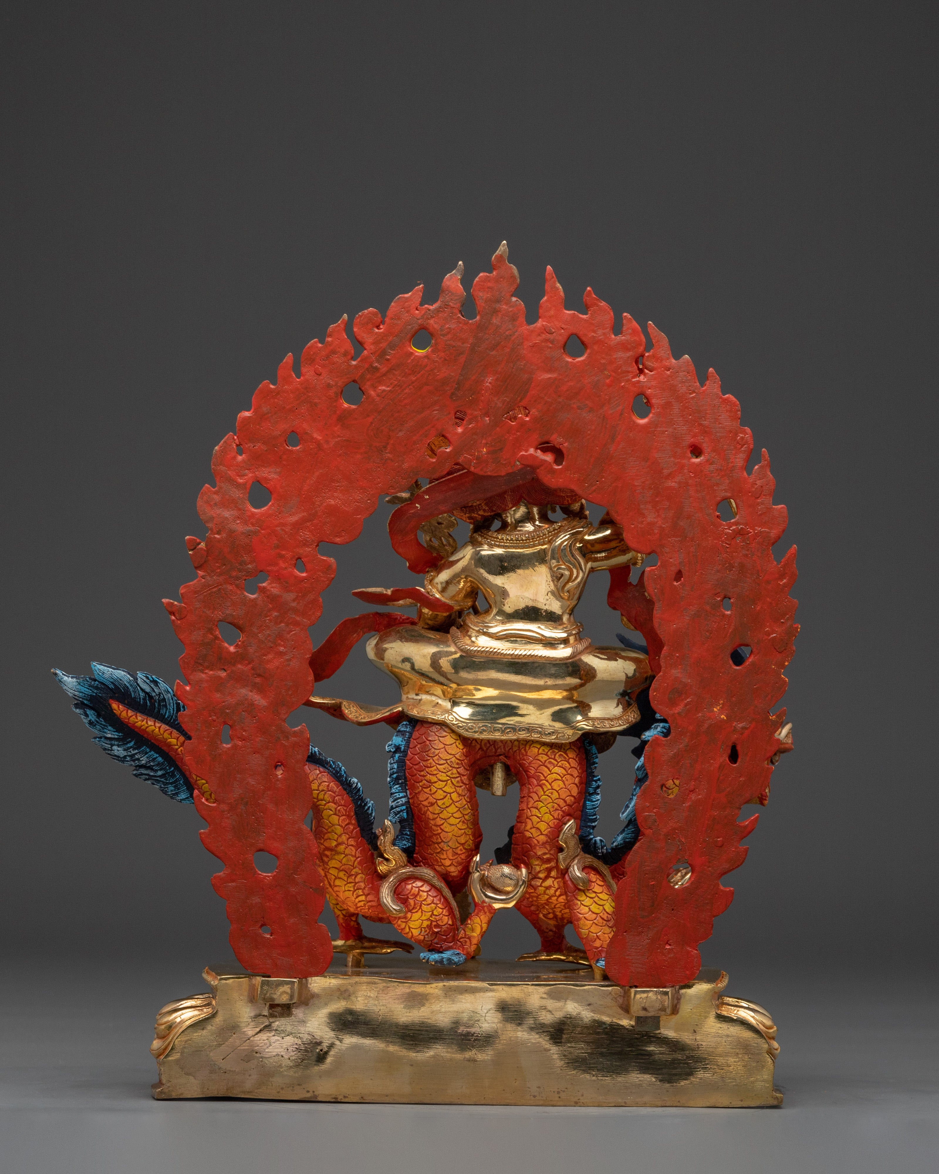 Wealth Deity White Dzambhala Statue | Prosperity Deity