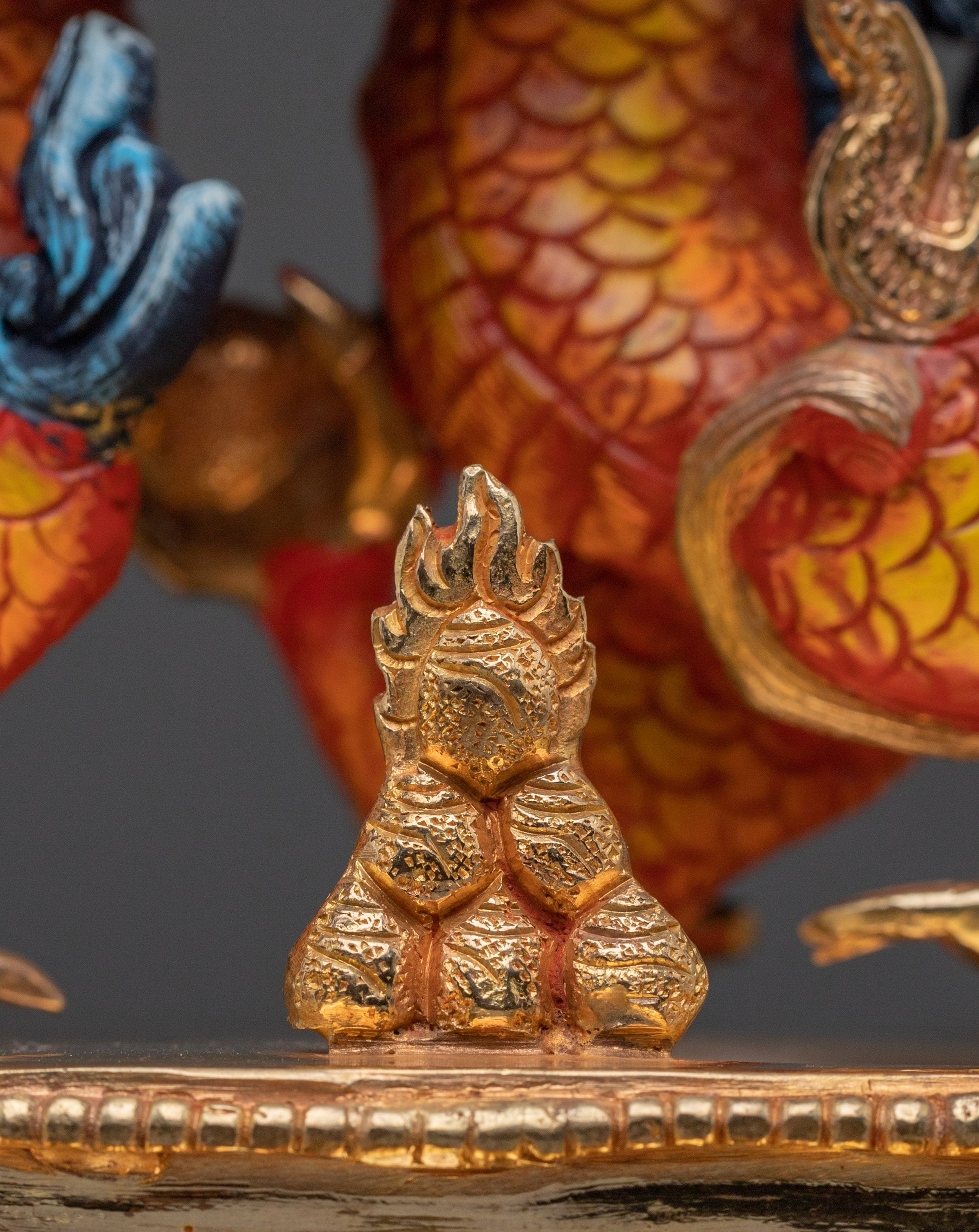 Wealth Deity White Dzambhala Statue | Prosperity Deity