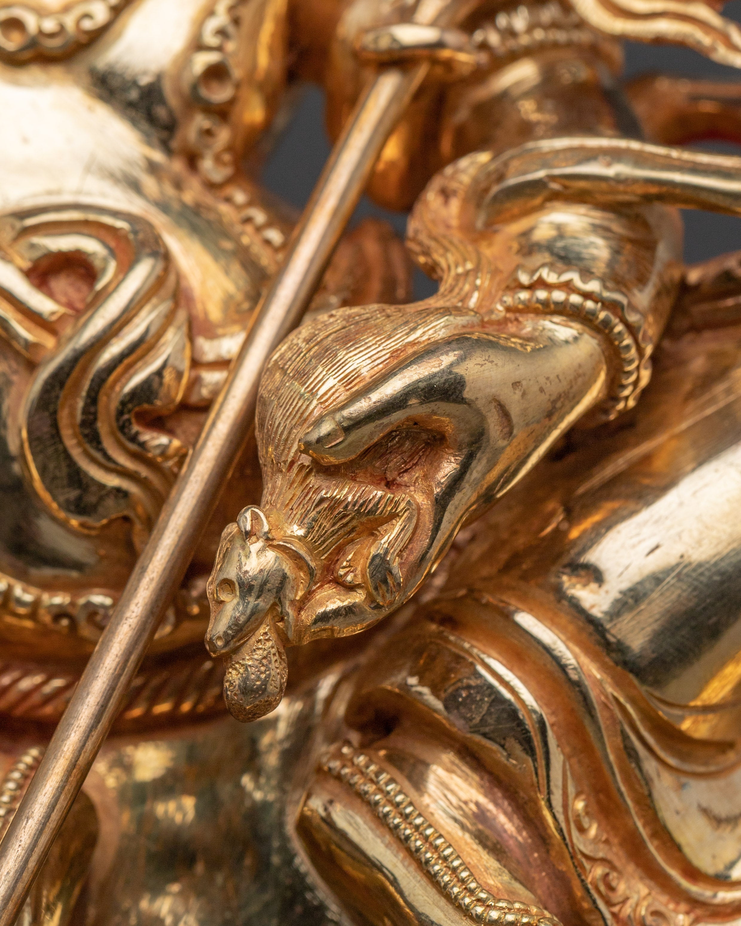 Wealth Deity White Dzambhala Statue | Prosperity Deity