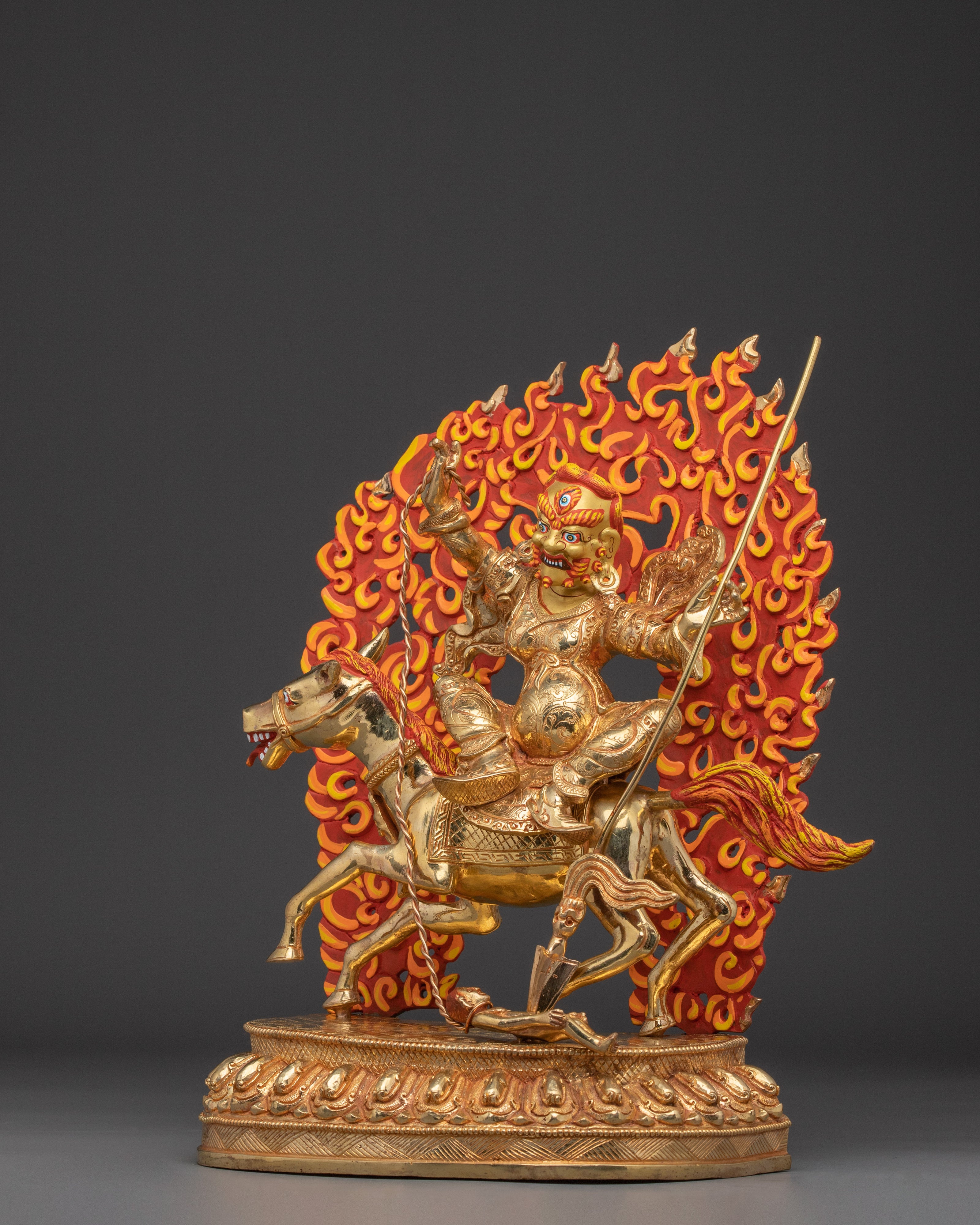 Tibetan Handmade Chimar Mahakala Statue | Tibetan Protector