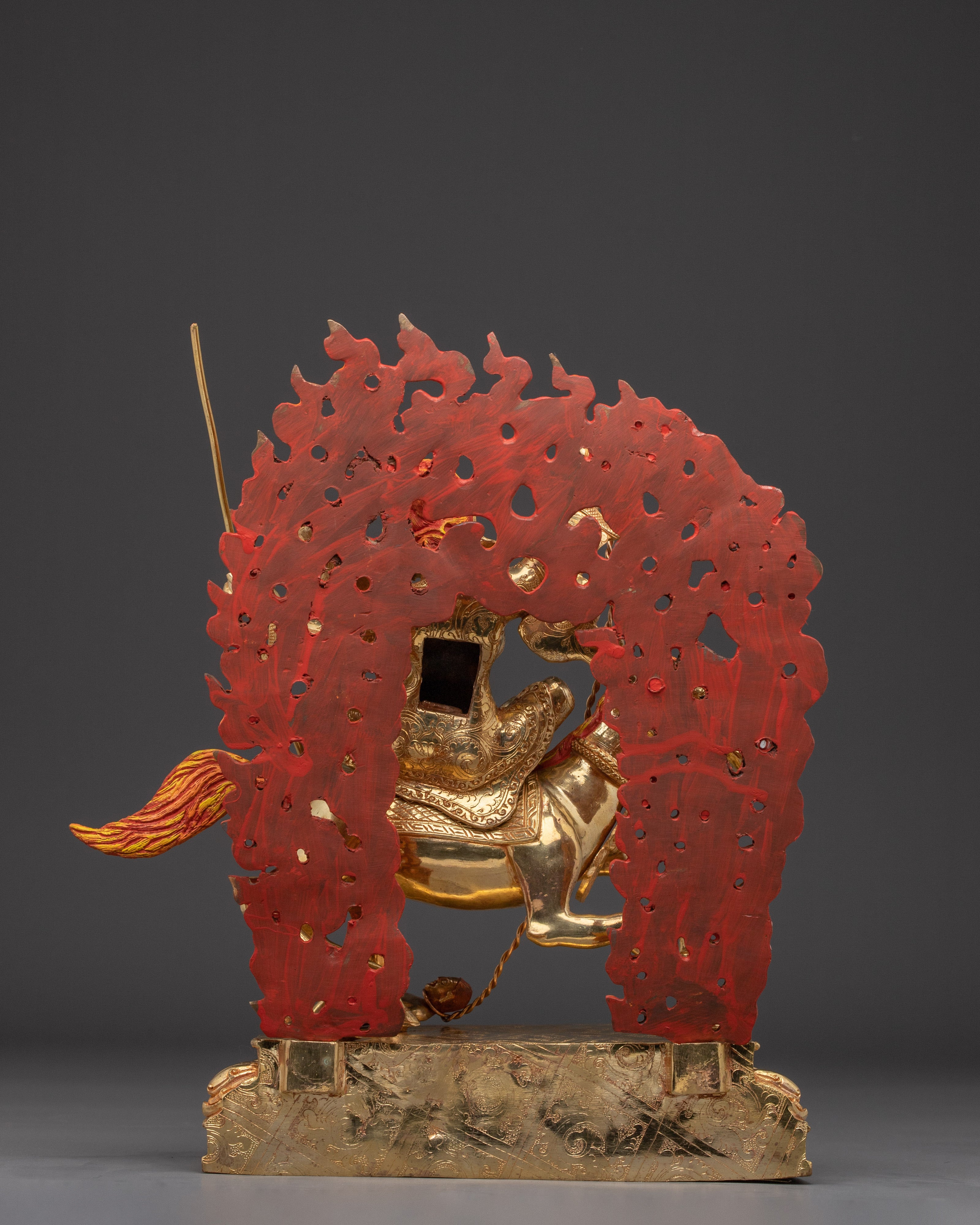 Tibetan Handmade Chimar Mahakala Statue | Tibetan Protector