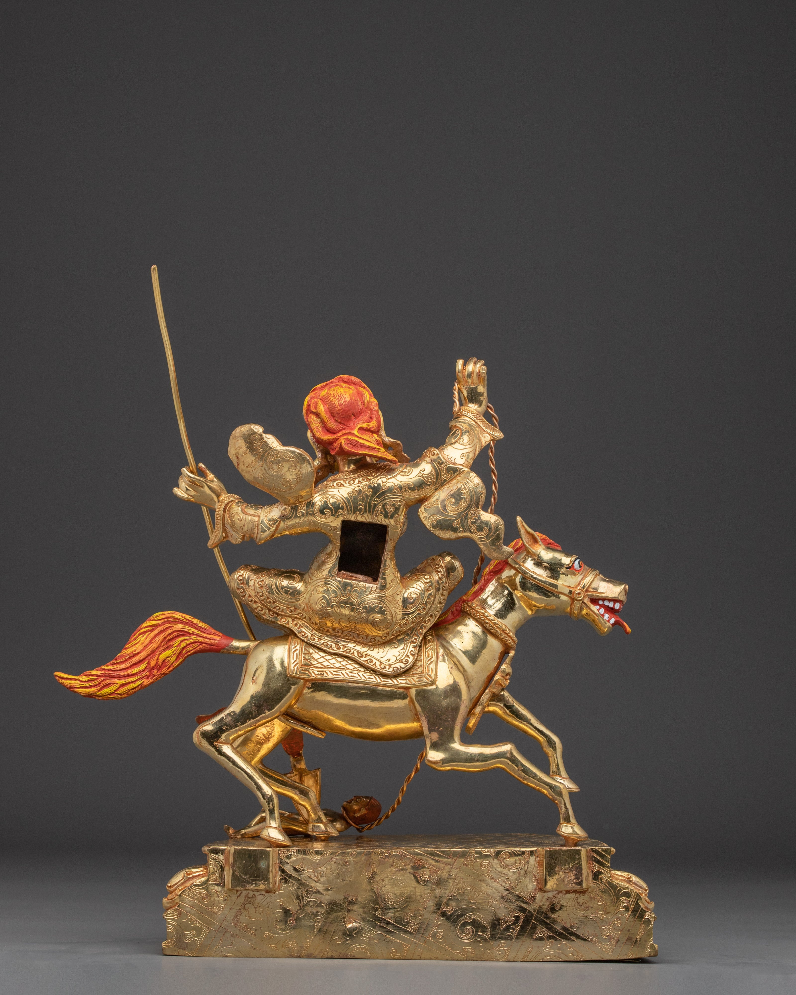 Tibetan Handmade Chimar Mahakala Statue | Tibetan Protector