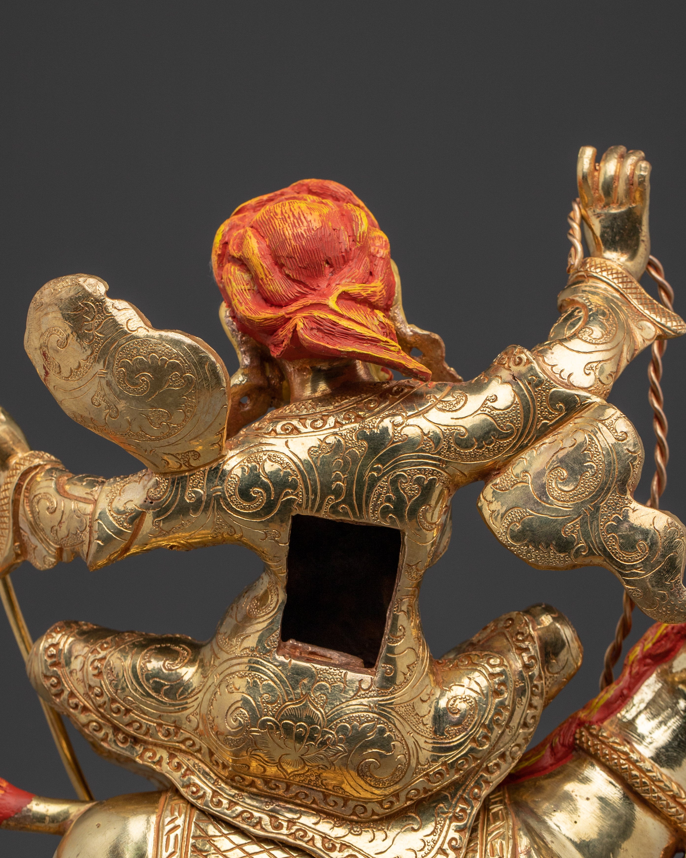 Tibetan Handmade Chimar Mahakala Statue | Tibetan Protector