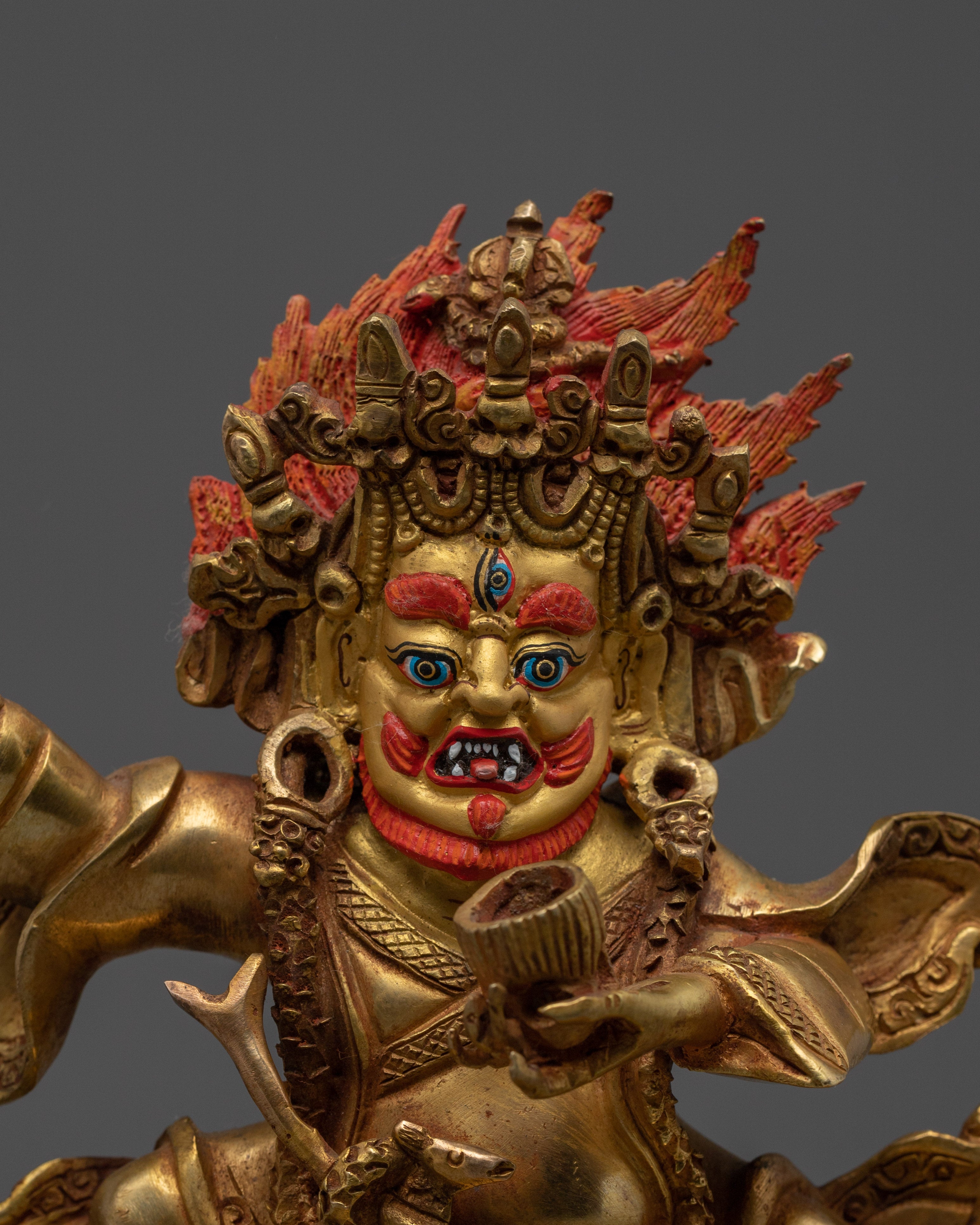 Mahakala Bernagchen Statue | Wrathful Protector