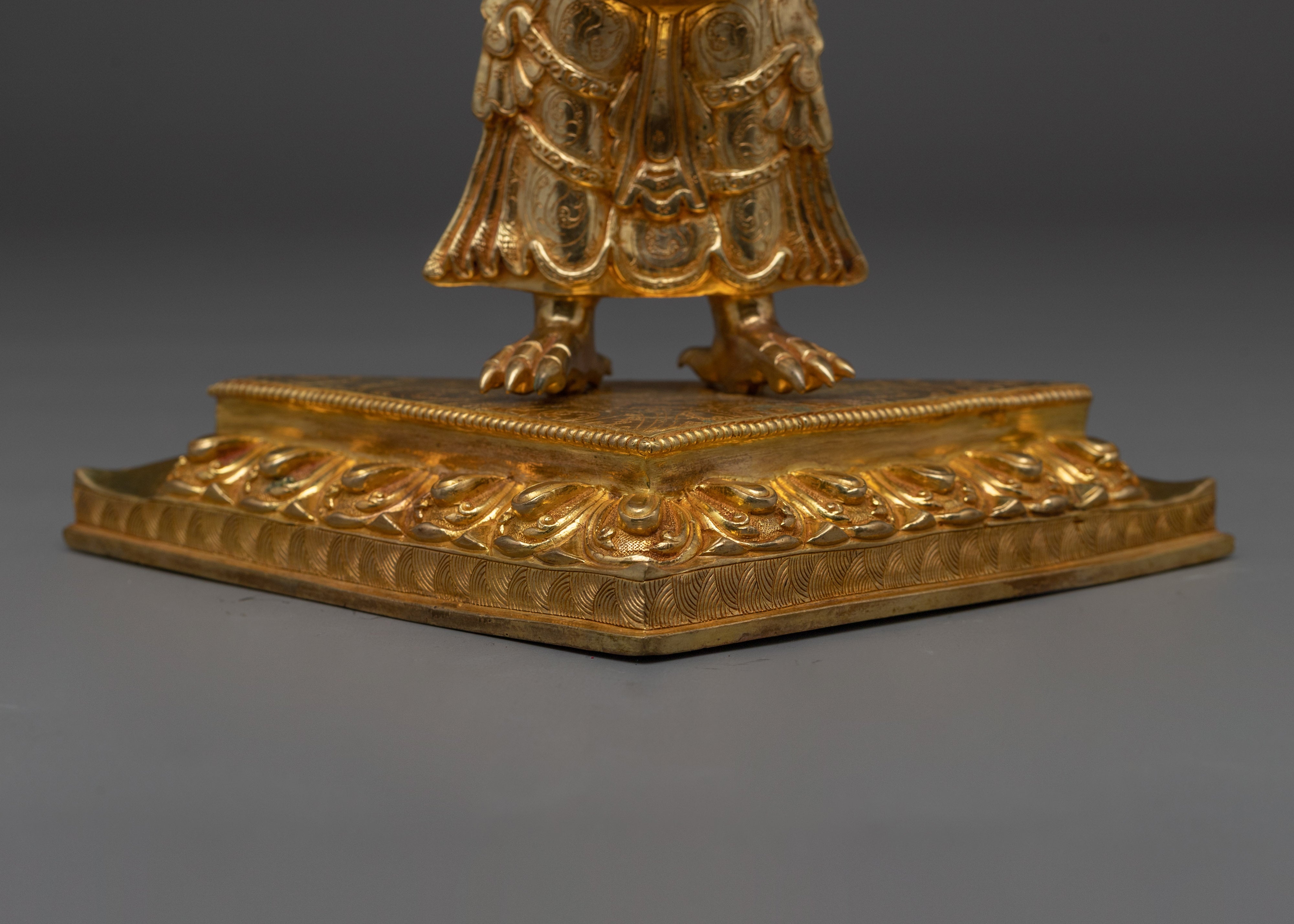 Divine Guardian Zhajilamu Statue | Tibetan Wrathful Deity